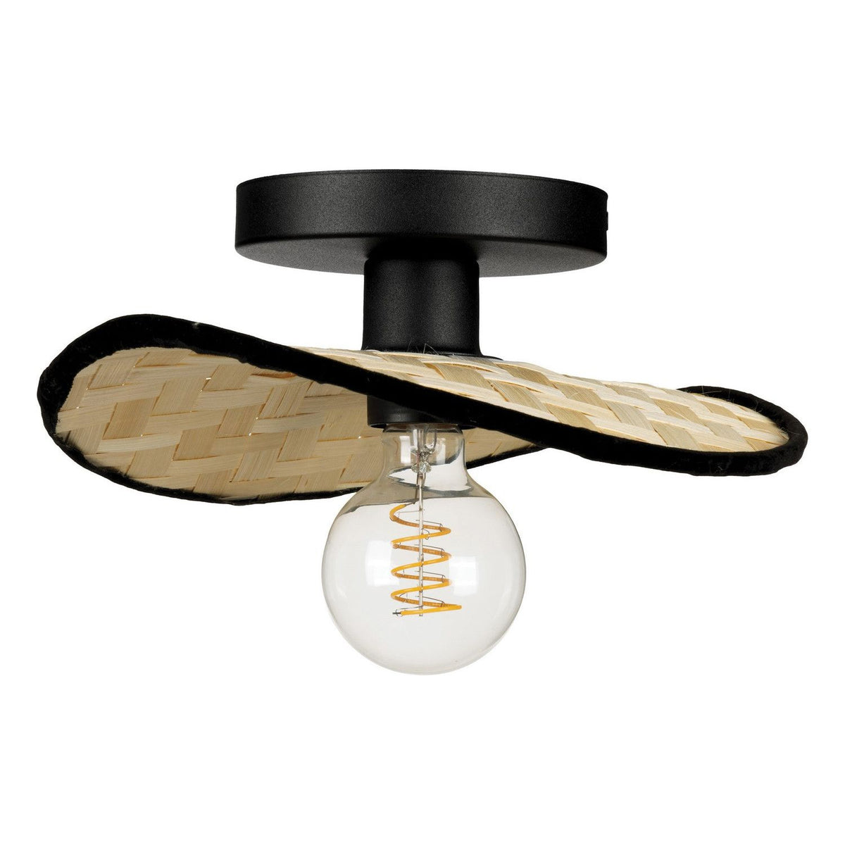 Eglo Canada - 44045A - One Light Flush Mount - Marywell - Black