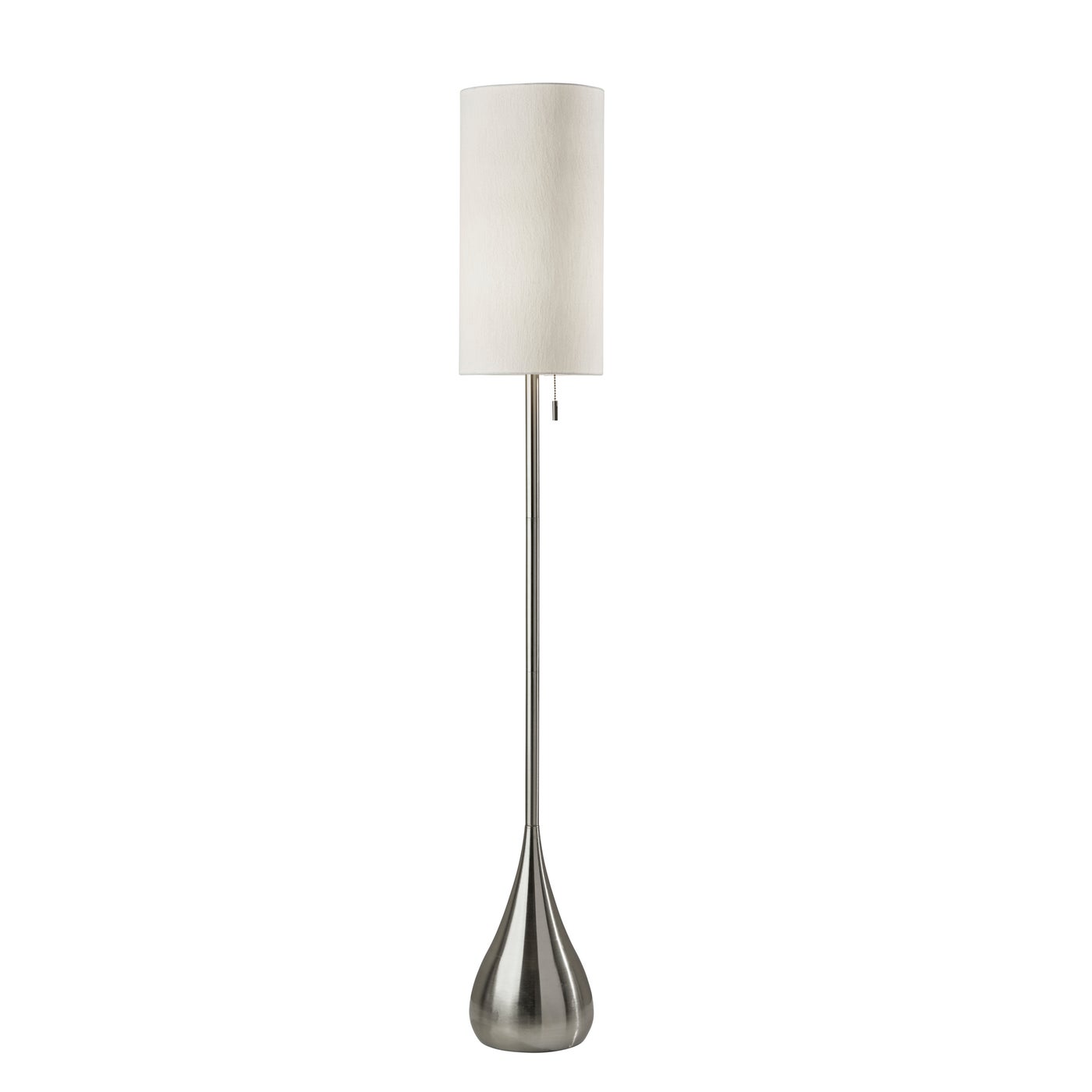 Adesso Home - 1537-22 - Floor Lamp - Christina - Brushed Steel