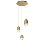 Hammerton Studio - CHB0079-03-GB-PC-C01-L1 - LED Pendant - Pebble - Gilded Brass