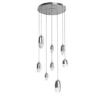Hammerton Studio - CHB0079-08-CS-PC-C01-L1 - LED Pendant - Pebble - Classic Silver