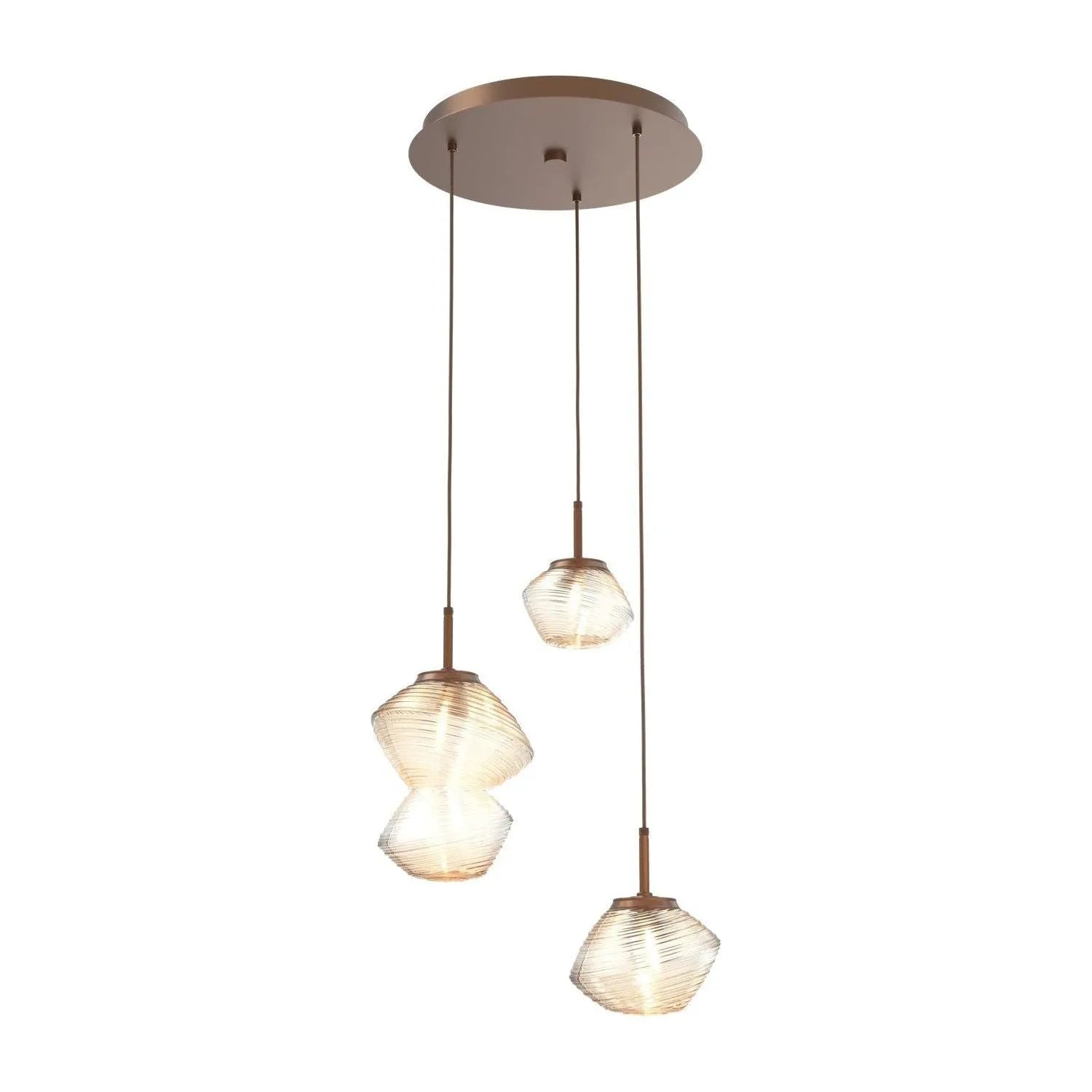 Hammerton Studio - CHB0089-03-BB-A-C01-L1 - LED Pendant - Mesa - Burnished Bronze