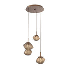 Hammerton Studio - CHB0089-03-BB-B-C01-L1 - LED Pendant - Mesa - Burnished Bronze