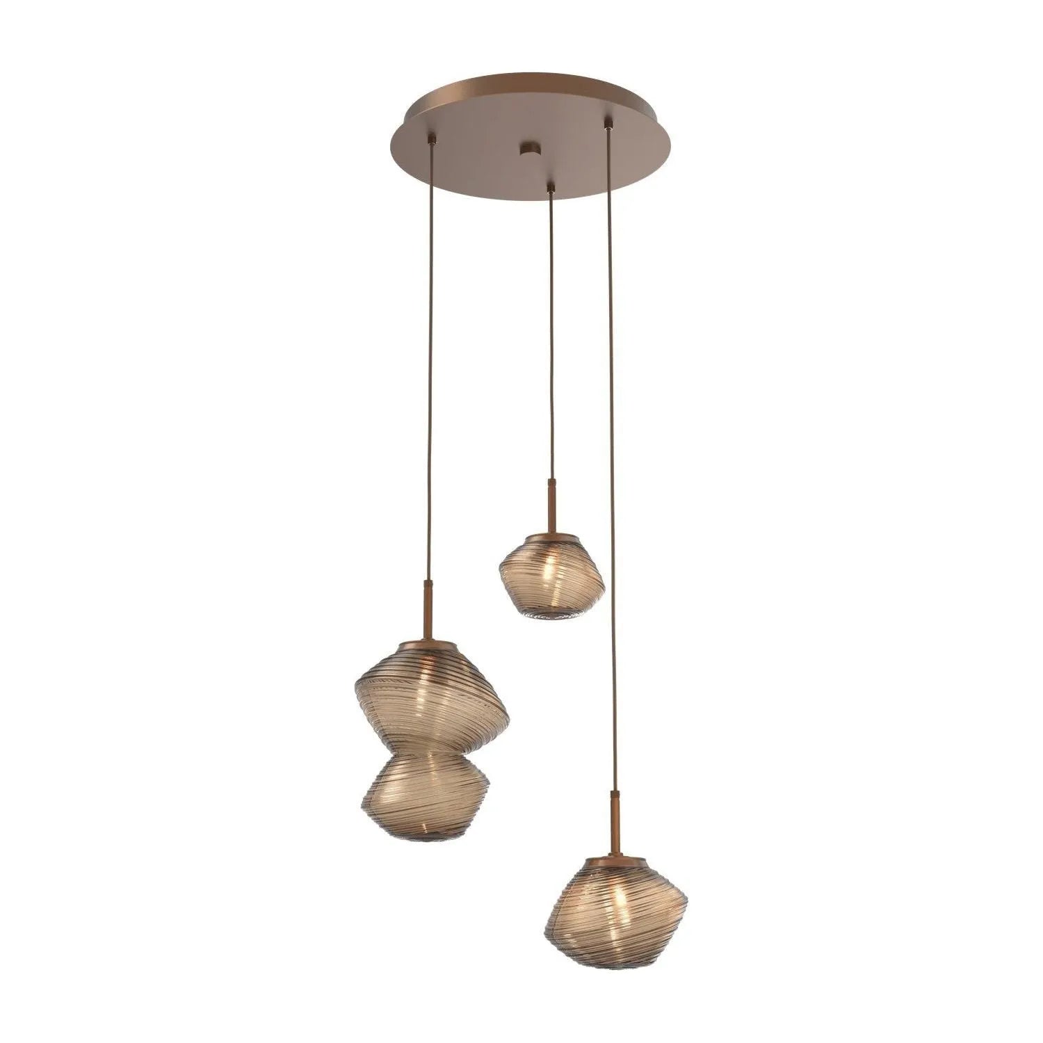 Hammerton Studio - CHB0089-03-BB-B-C01-L3 - LED Pendant - Mesa - Burnished Bronze