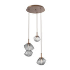 Hammerton Studio - CHB0089-03-BB-S-C01-L3 - LED Pendant - Mesa - Burnished Bronze