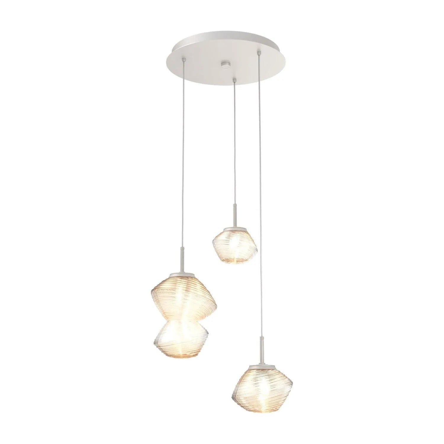 Hammerton Studio - CHB0089-03-BS-A-C01-L1 - LED Pendant - Mesa - Beige Silver
