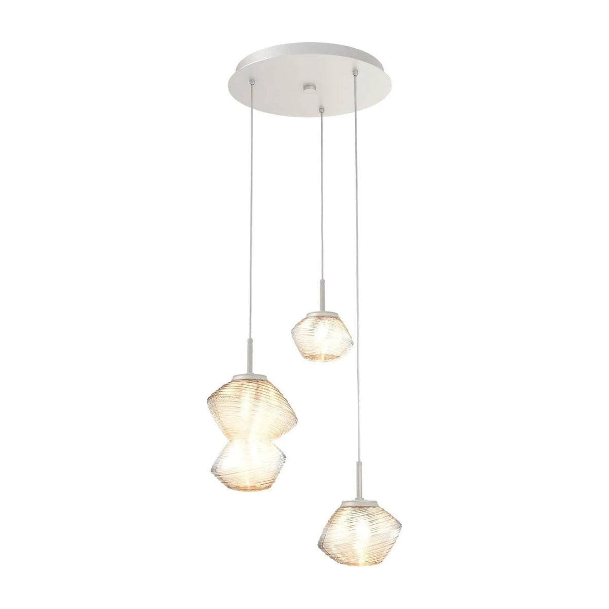 Hammerton Studio - CHB0089-03-BS-A-C01-L3 - LED Pendant - Mesa - Beige Silver