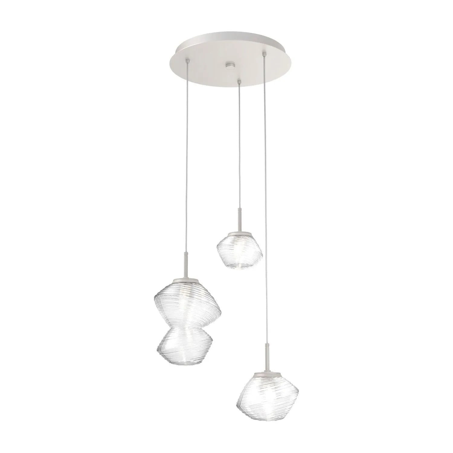 Hammerton Studio - CHB0089-03-BS-C-C01-L1 - LED Pendant - Mesa - Beige Silver