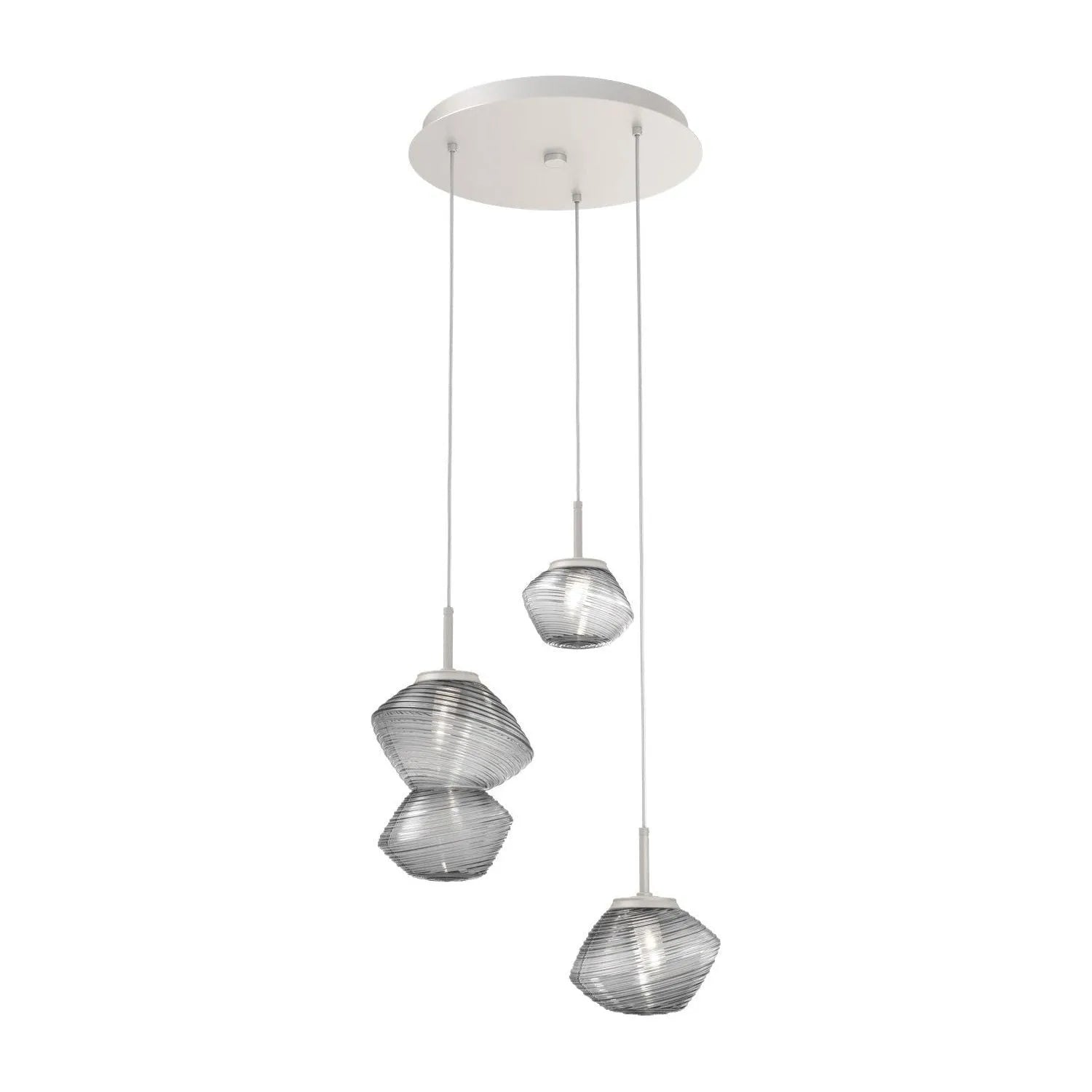 Hammerton Studio - CHB0089-03-BS-S-C01-L3 - LED Pendant - Mesa - Beige Silver