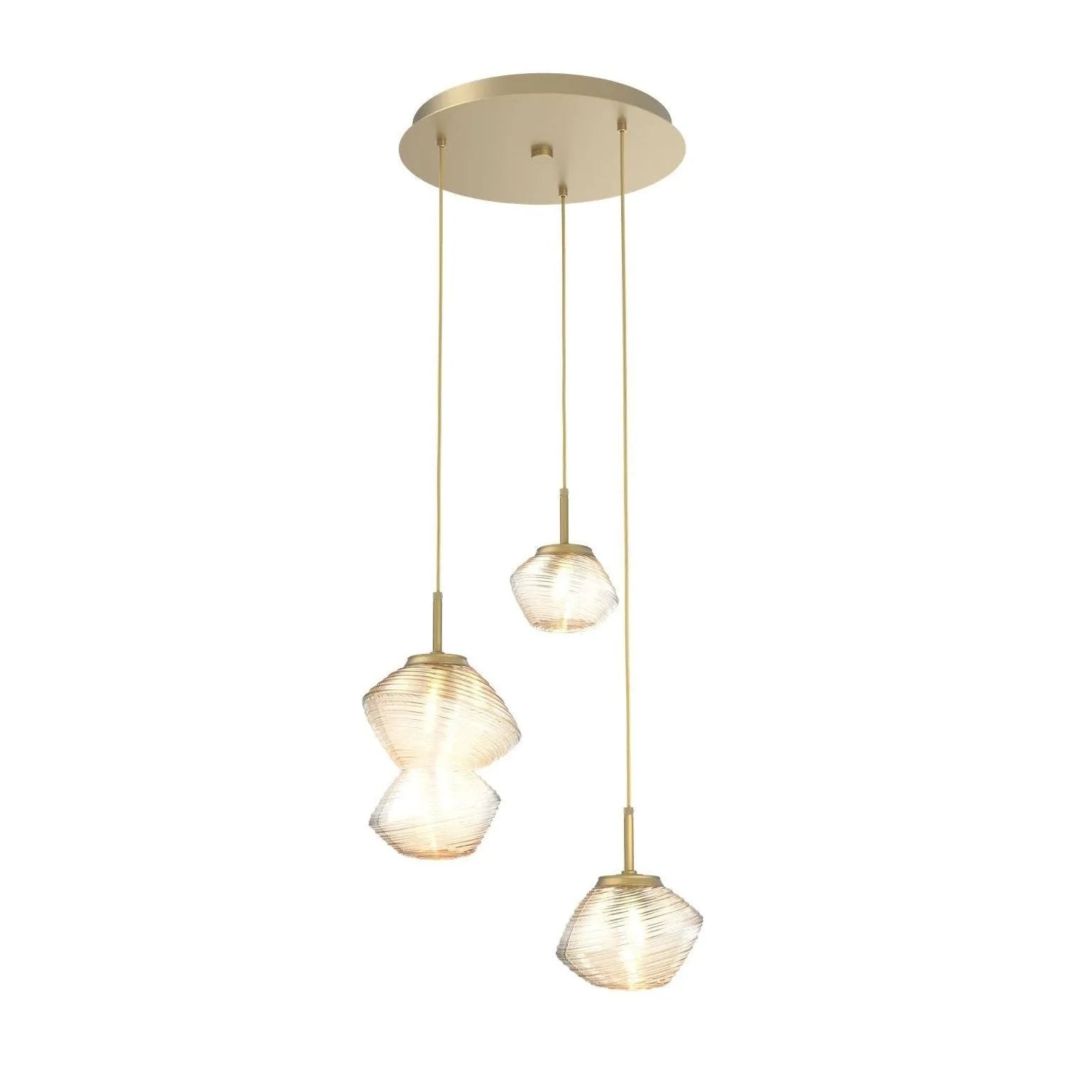 Hammerton Studio - CHB0089-03-GB-A-C01-L1 - LED Pendant - Mesa - Gilded Brass