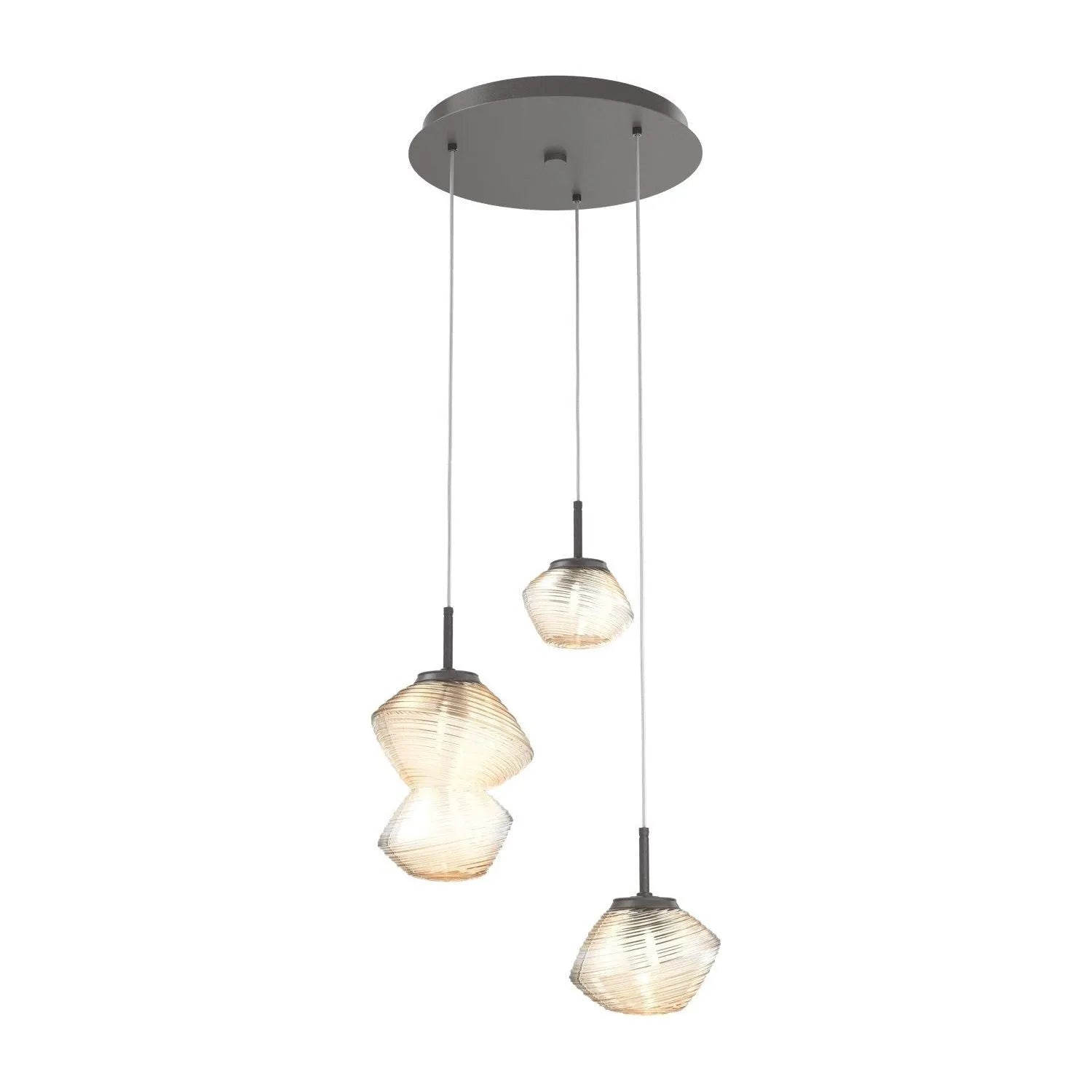 Hammerton Studio - CHB0089-03-GP-A-C01-L1 - LED Pendant - Mesa - Graphite