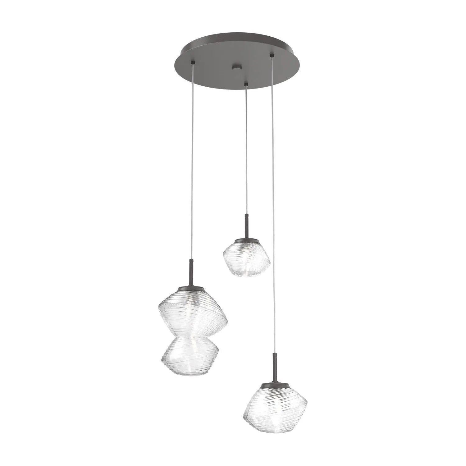Hammerton Studio - CHB0089-03-GP-C-C01-L3 - LED Pendant - Mesa - Graphite