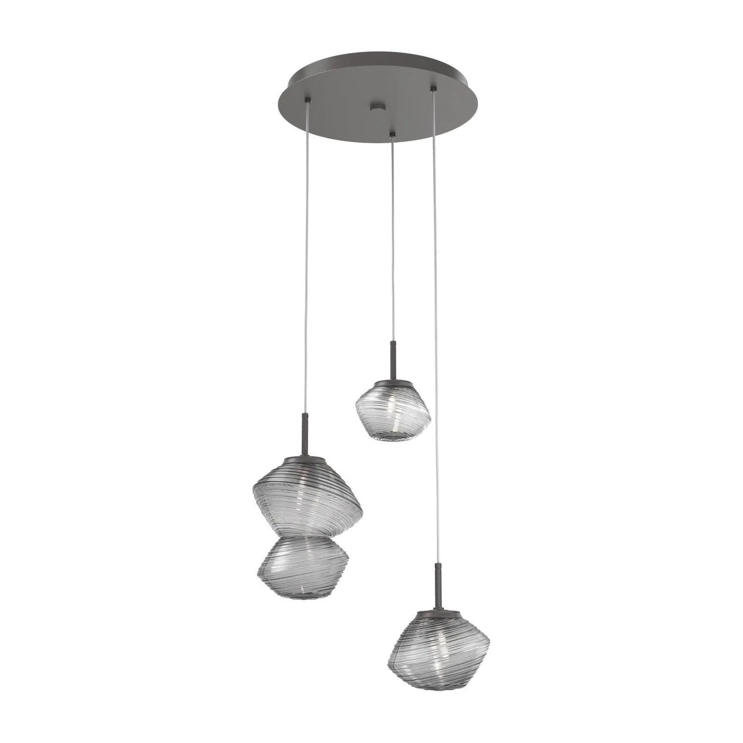 Hammerton Studio - CHB0089-03-GP-S-C01-L3 - LED Pendant - Mesa - Graphite
