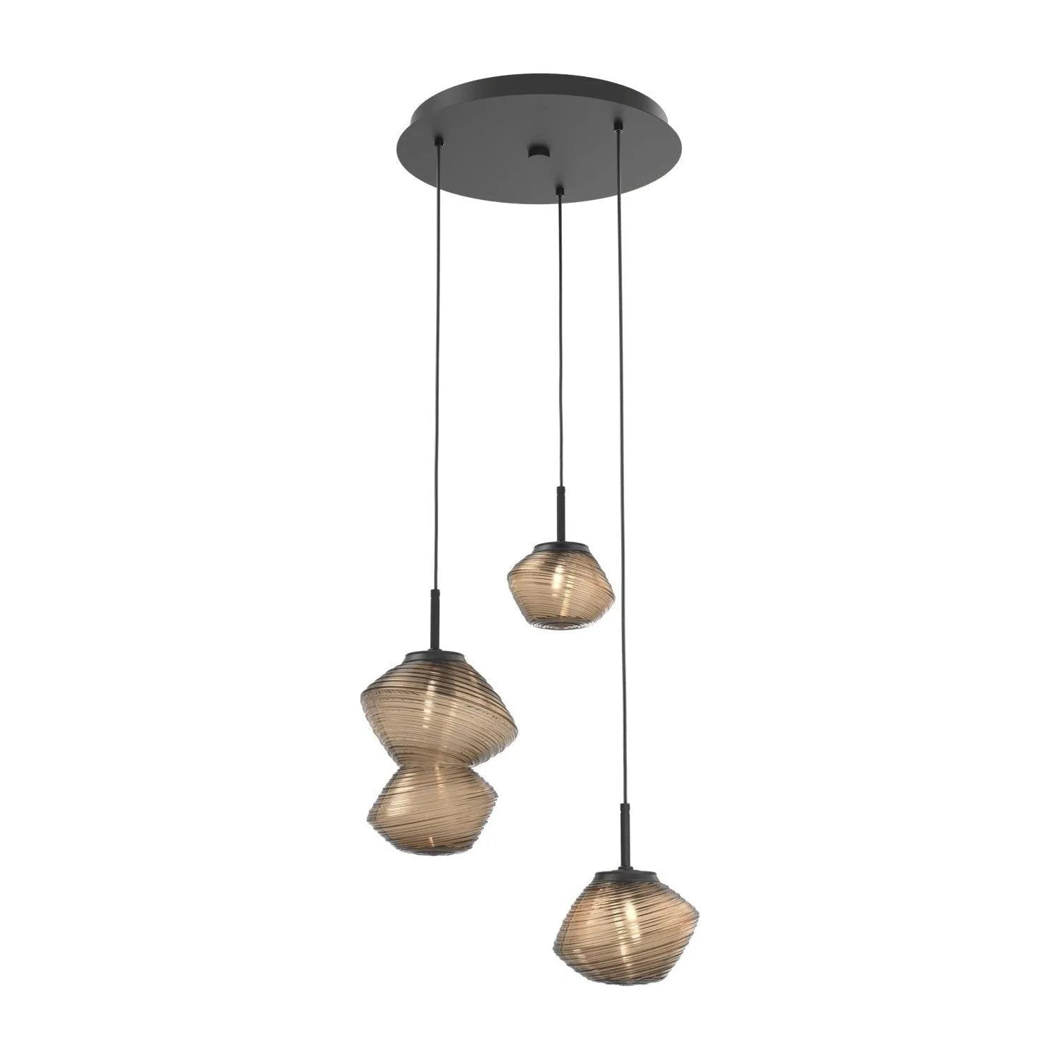 Hammerton Studio - CHB0089-03-MB-B-C01-L3 - LED Pendant - Mesa - Matte Black