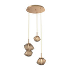 Hammerton Studio - CHB0089-03-NB-B-C01-L3 - LED Pendant - Mesa - Novel Brass
