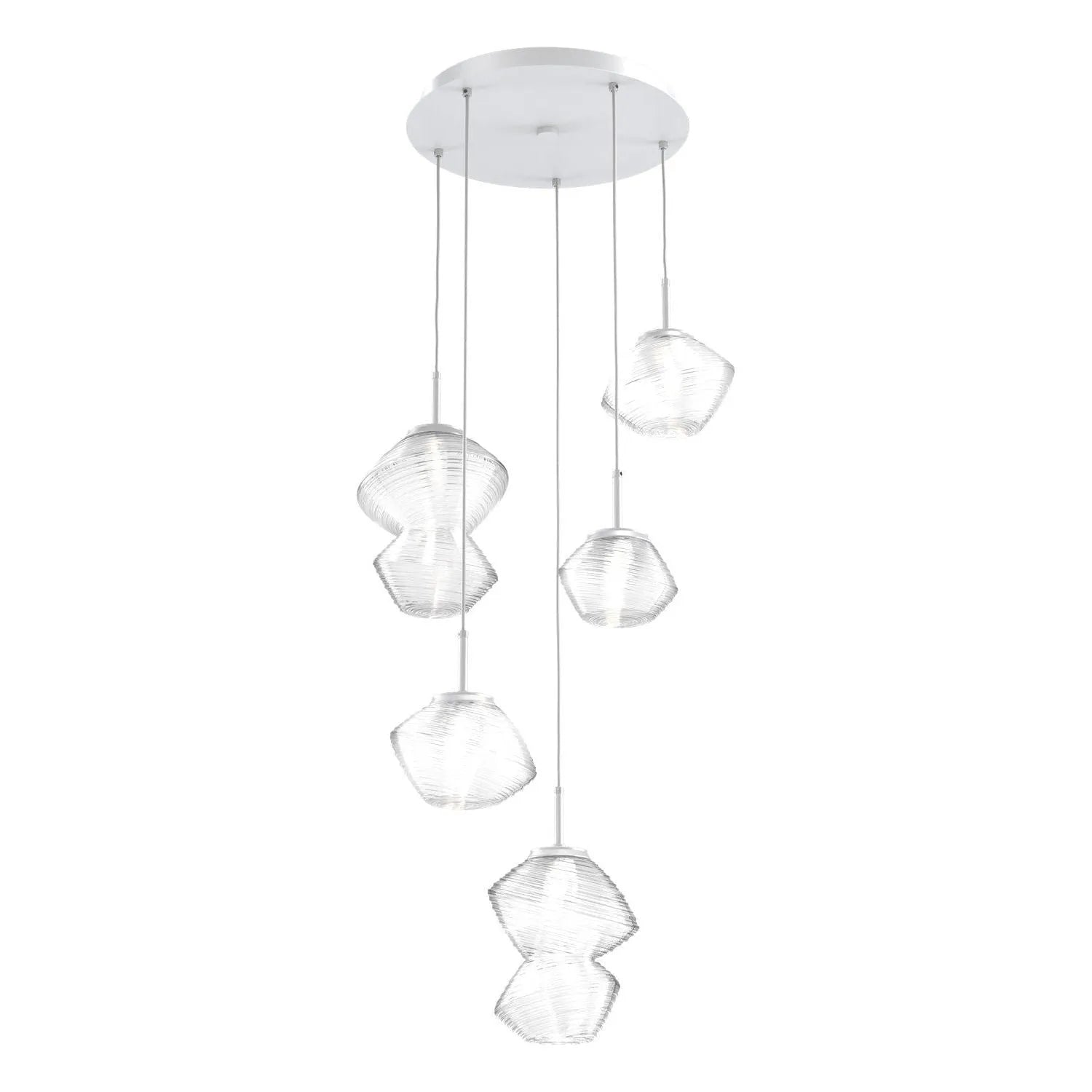 Hammerton Studio - CHB0089-05-CS-C-C01-L3 - LED Pendant - Mesa - Classic Silver