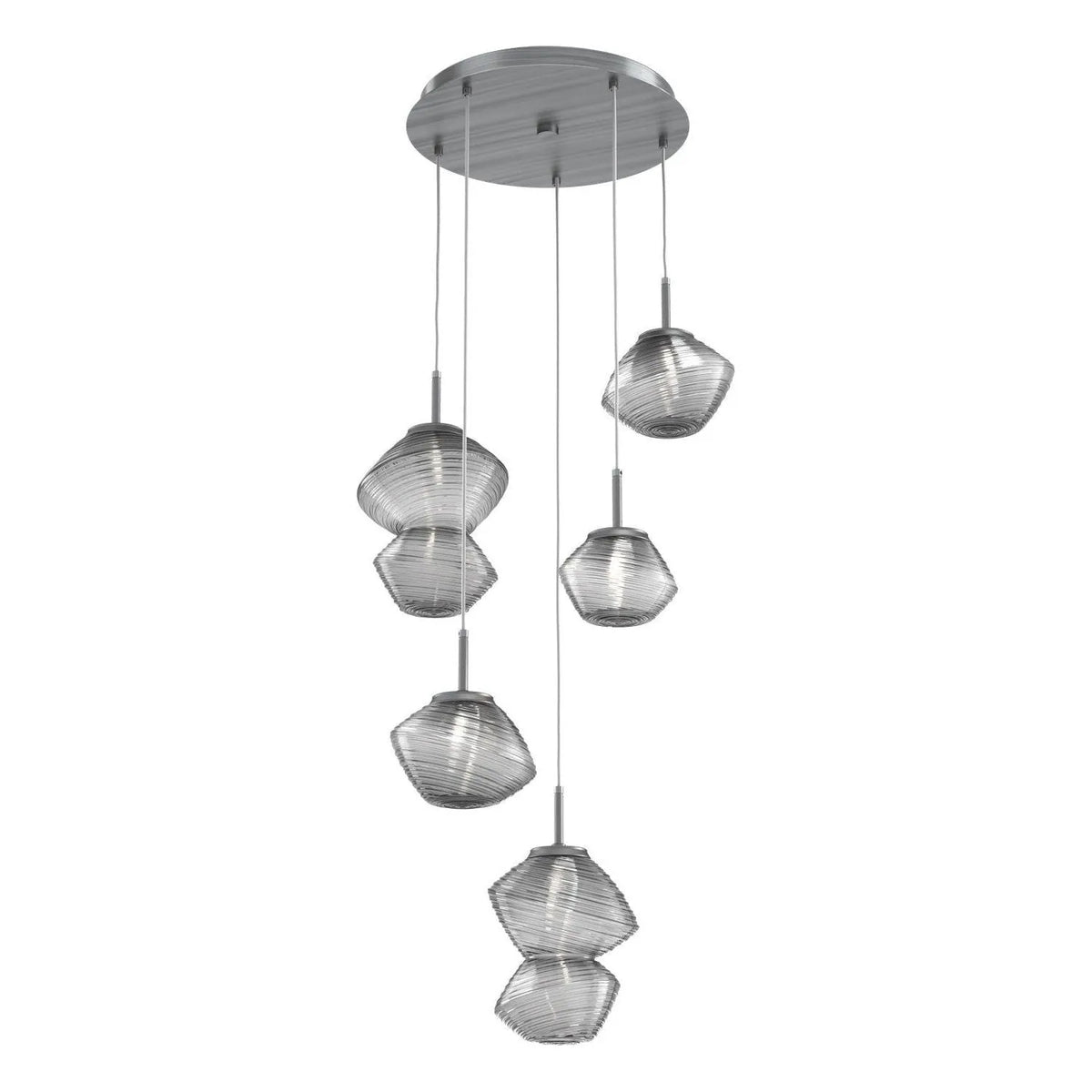 Hammerton Studio - CHB0089-05-GM-S-C01-L1 - LED Pendant - Mesa - Gunmetal