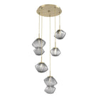Hammerton Studio - CHB0089-05-HB-S-C01-L1 - LED Pendant - Mesa - Heritage Brass