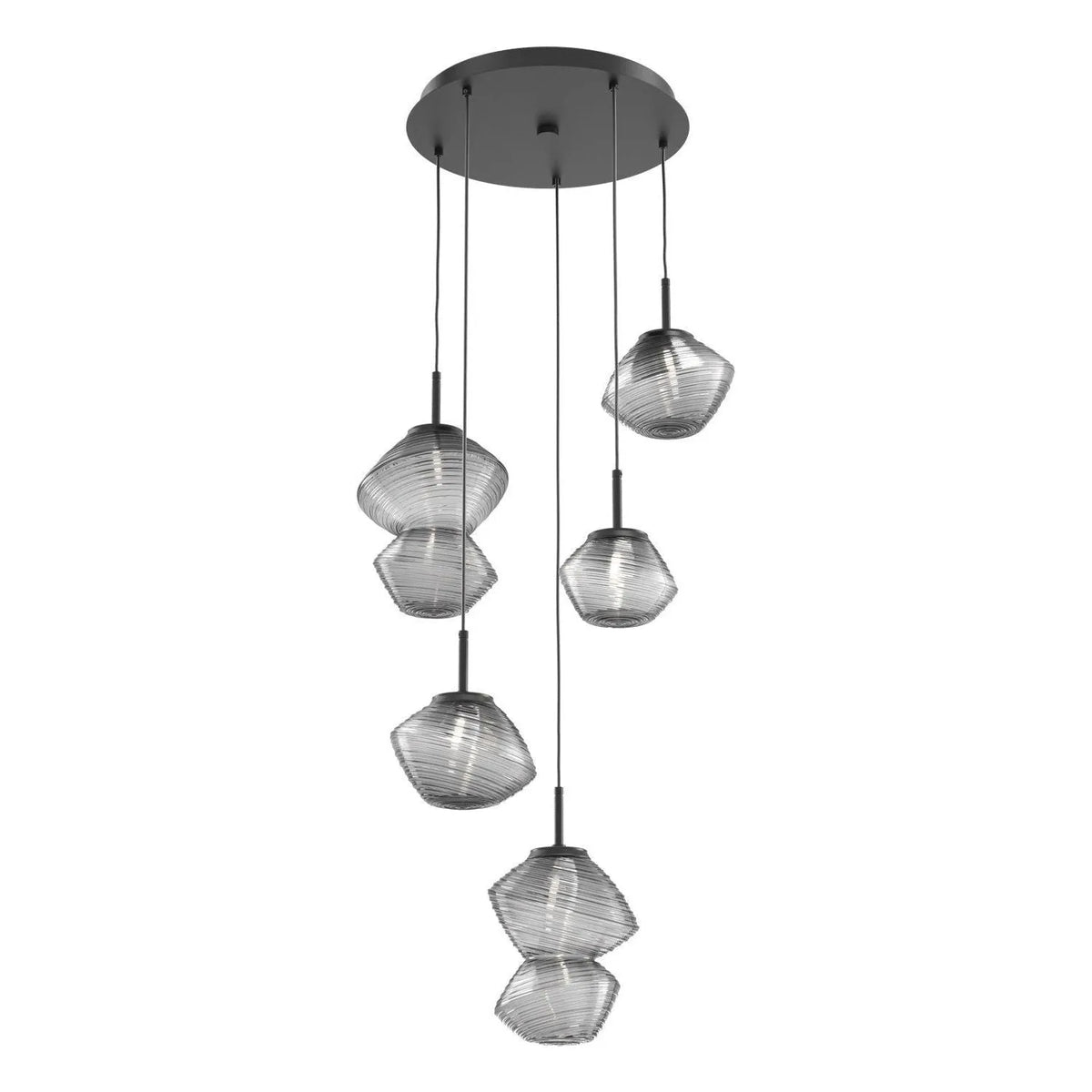 Hammerton Studio - CHB0089-05-MB-S-C01-L1 - LED Pendant - Mesa - Matte Black