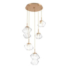 Hammerton Studio - CHB0089-05-NB-C-C01-L1 - LED Pendant - Mesa - Novel Brass