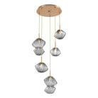 Hammerton Studio - CHB0089-05-NB-S-C01-L3 - LED Pendant - Mesa - Novel Brass