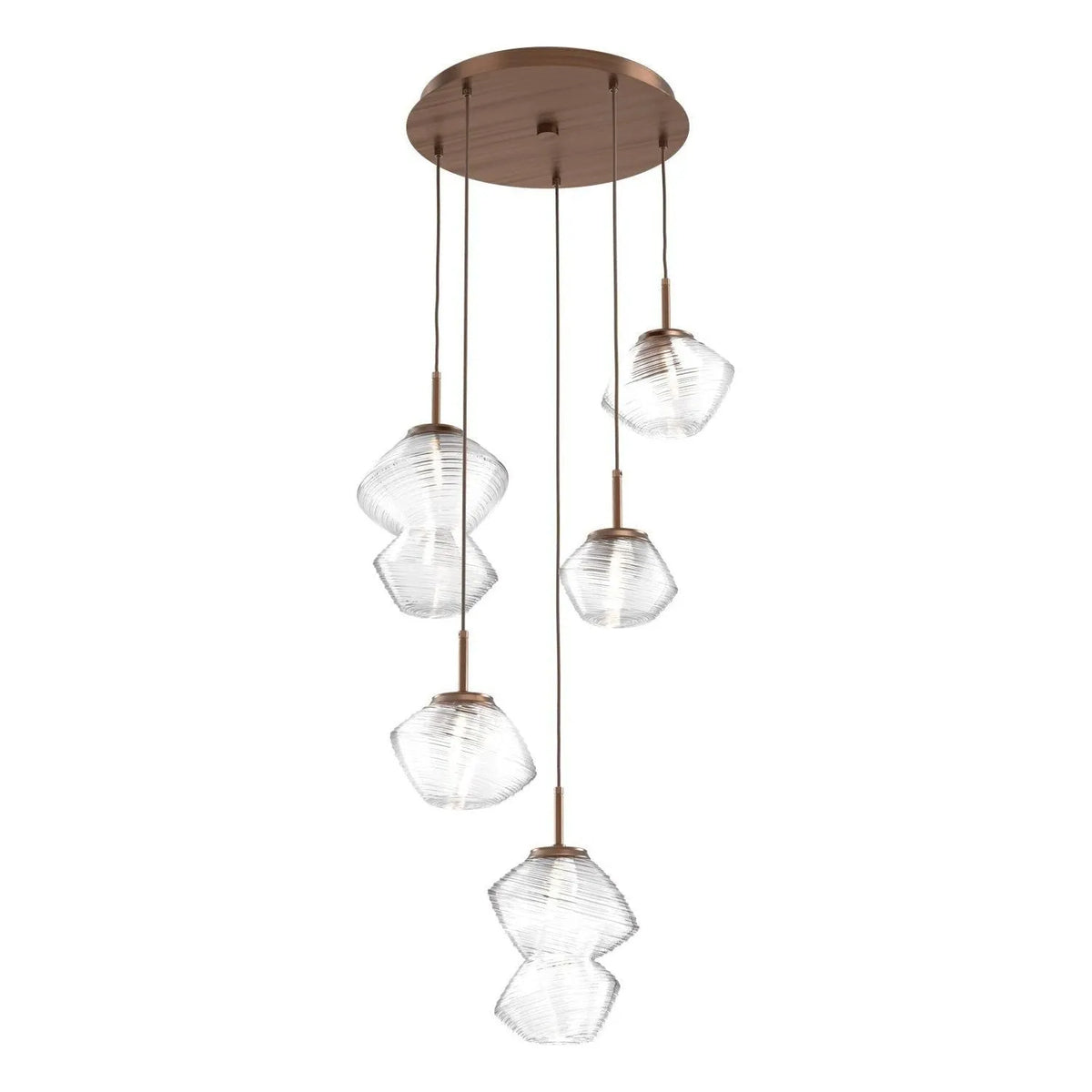 Hammerton Studio - CHB0089-05-RB-C-C01-L1 - LED Pendant - Mesa - Oil Rubbed Bronze