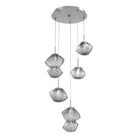 Hammerton Studio - CHB0089-05-SN-S-C01-L1 - LED Pendant - Mesa - Satin Nickel