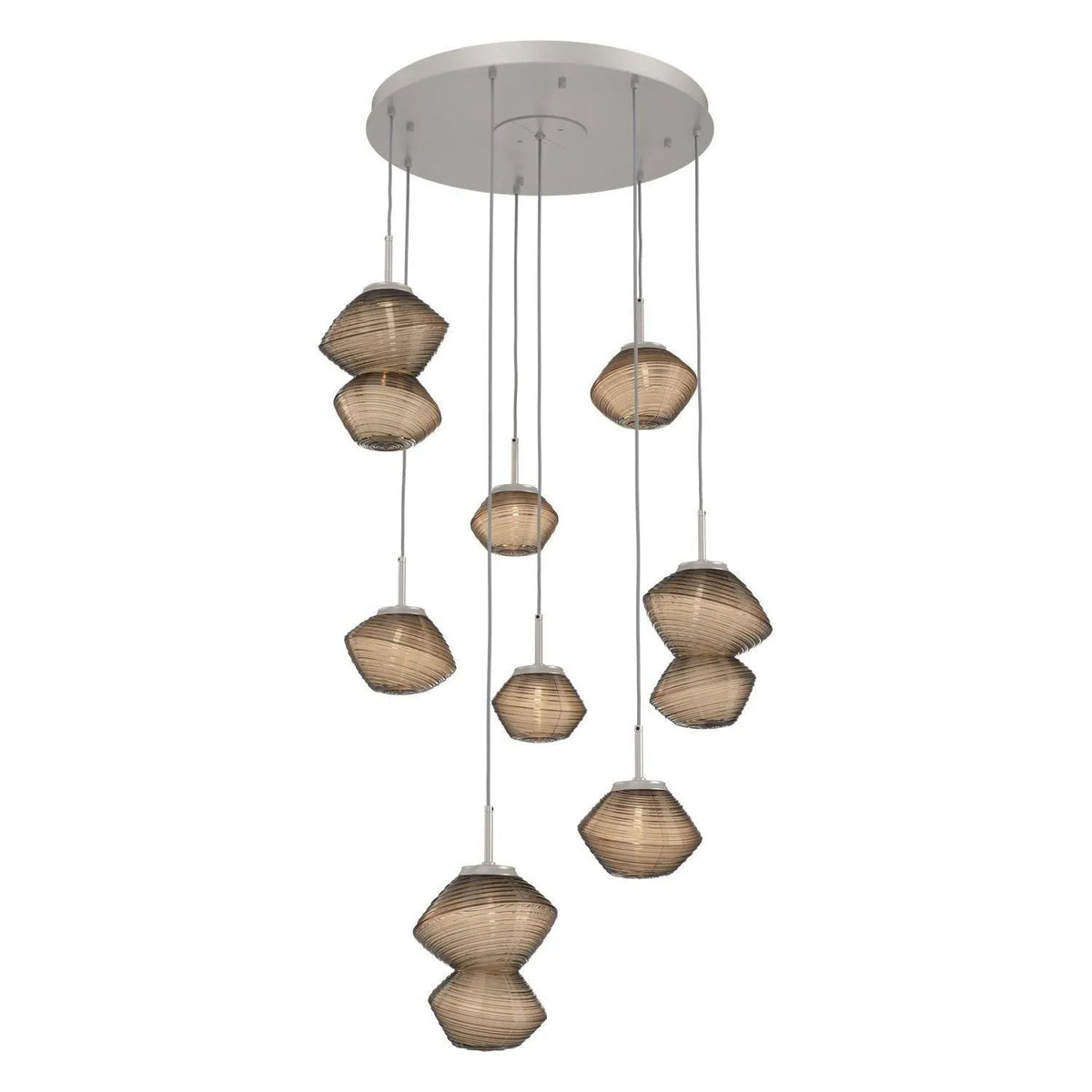 Hammerton Studio - CHB0089-08-BS-B-C01-L3 - LED Chandelier - Mesa - Beige Silver