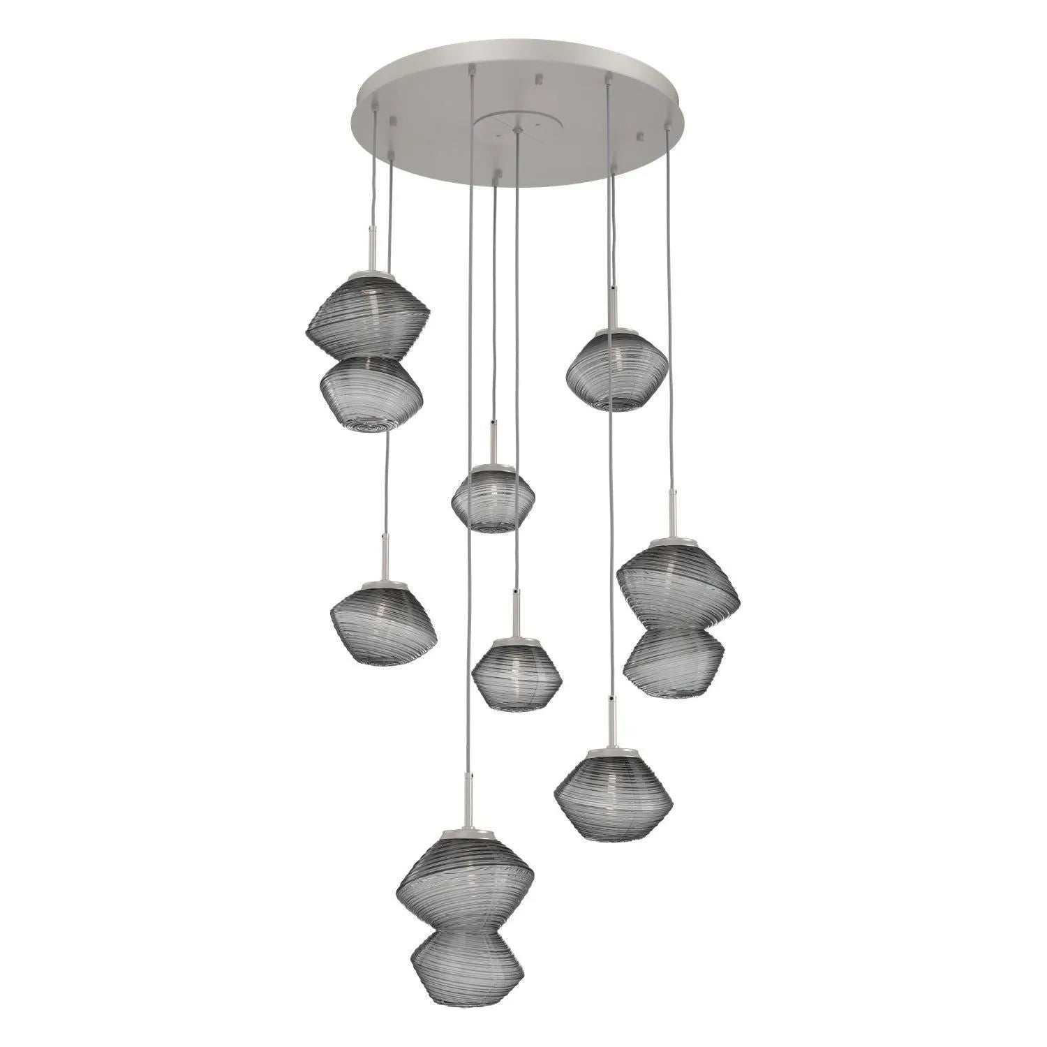 Hammerton Studio - CHB0089-08-BS-S-C01-L1 - LED Chandelier - Mesa - Beige Silver