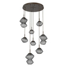 Hammerton Studio - CHB0089-08-FB-S-C01-L1 - LED Chandelier - Mesa - Flat Bronze