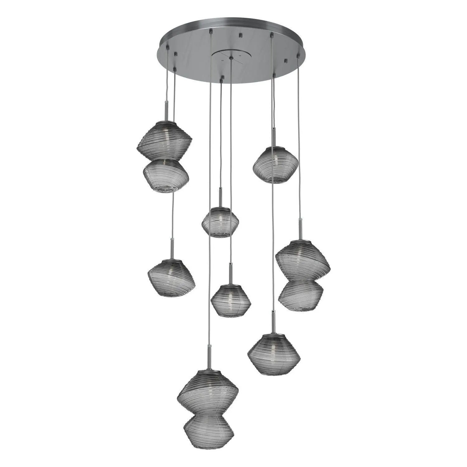 Hammerton Studio - CHB0089-08-GM-S-C01-L3 - LED Chandelier - Mesa - Gunmetal