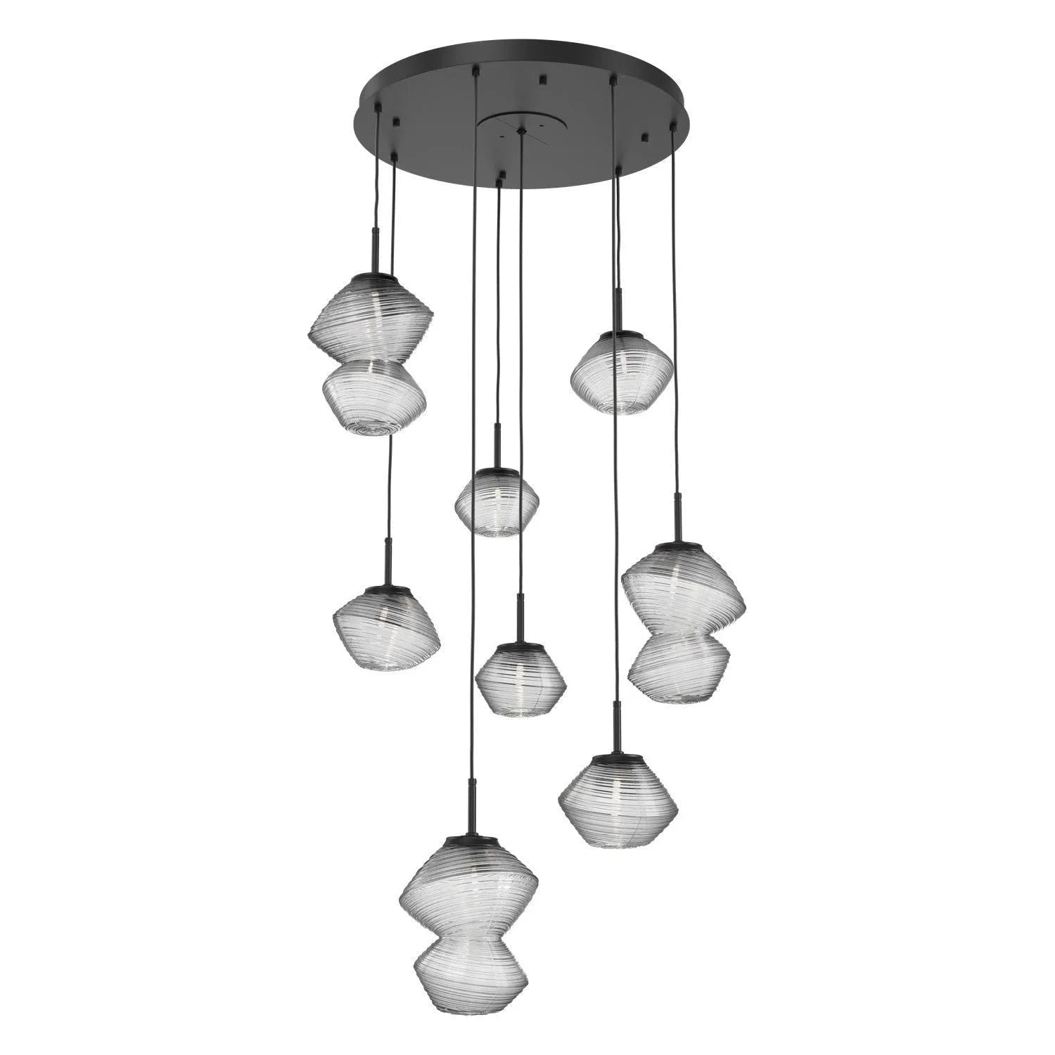 Hammerton Studio - CHB0089-08-MB-C-C01-L1 - LED Chandelier - Mesa - Matte Black