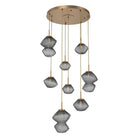 Hammerton Studio - CHB0089-08-NB-S-C01-L3 - LED Chandelier - Mesa - Novel Brass