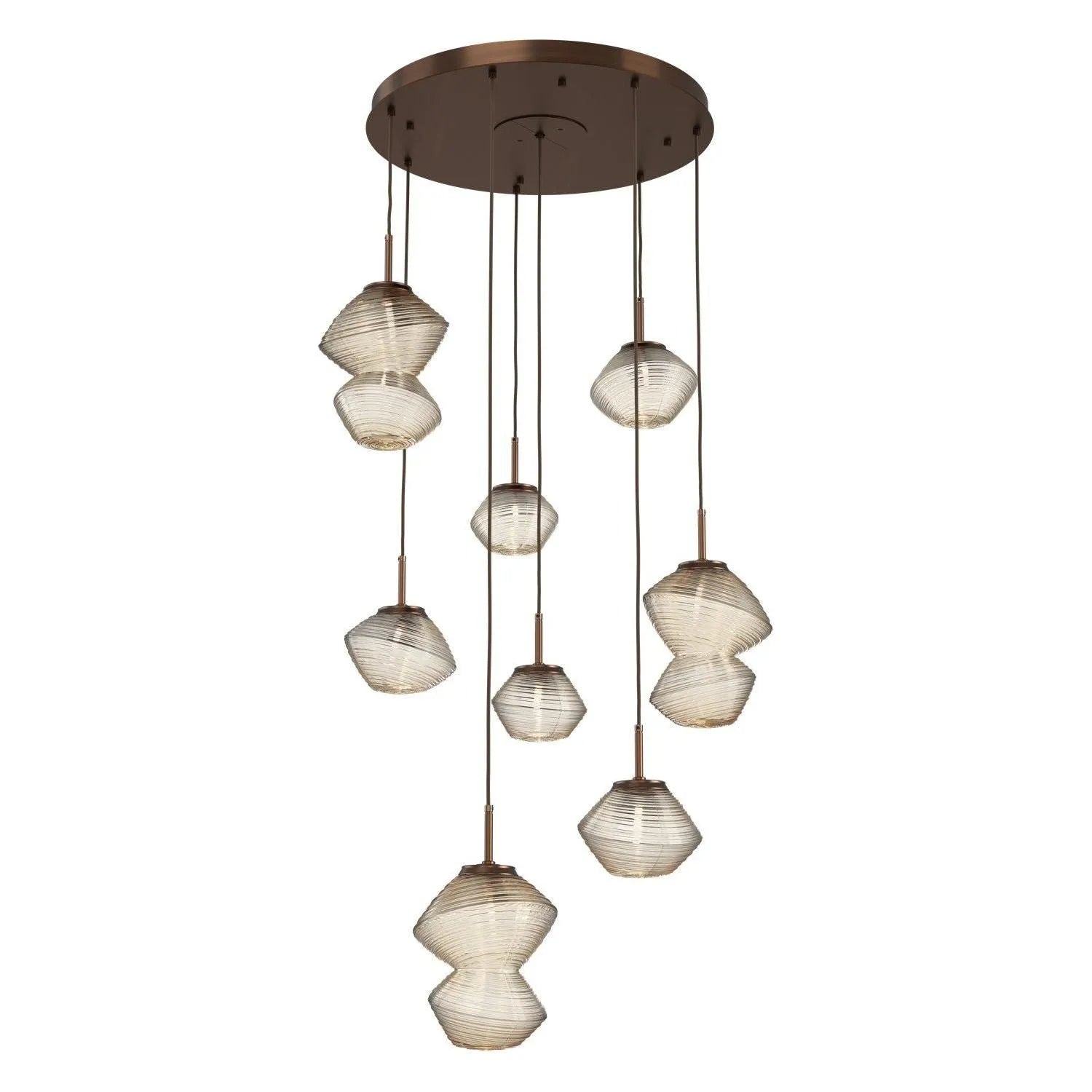 Hammerton Studio - CHB0089-08-RB-A-C01-L1 - LED Chandelier - Mesa - Oil Rubbed Bronze