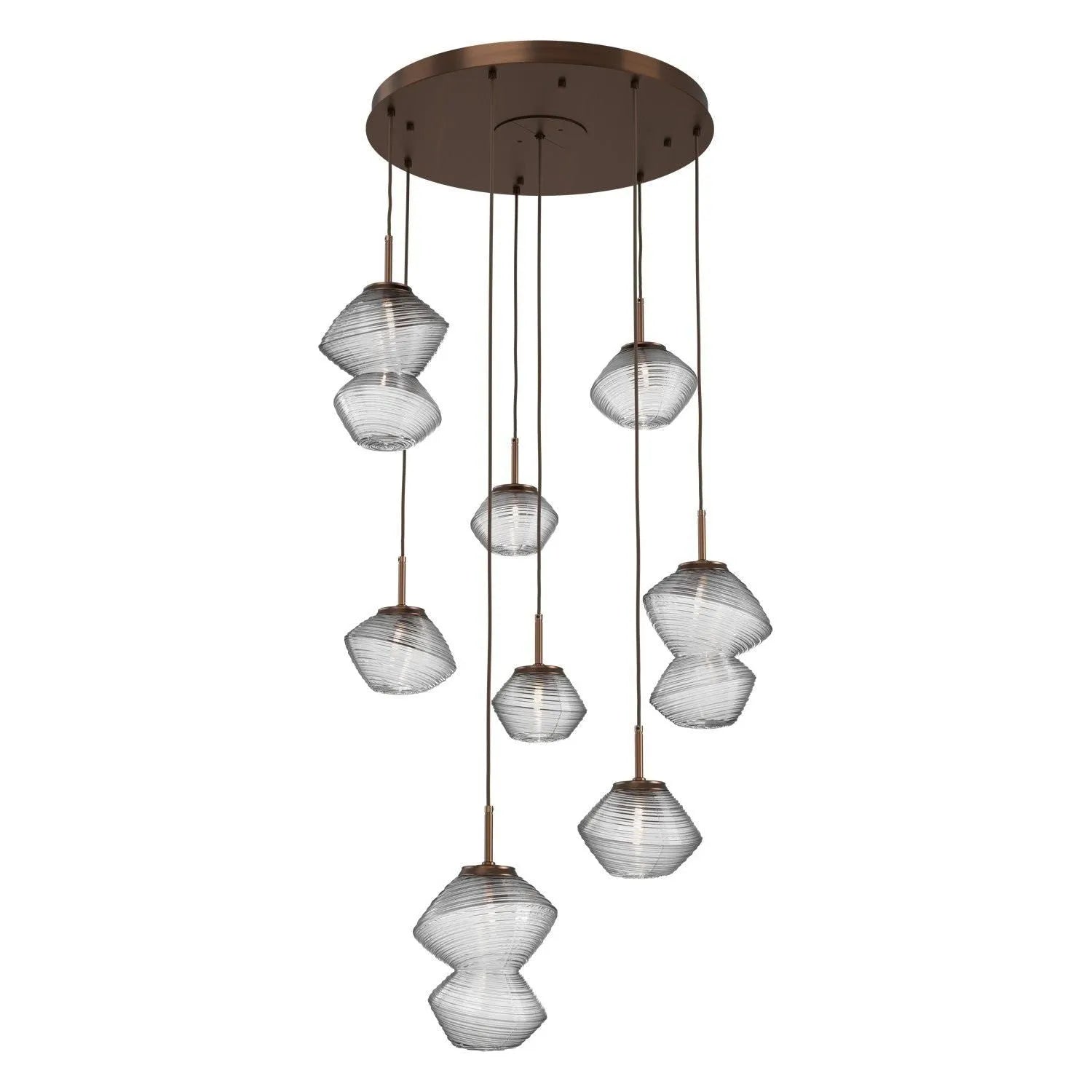 Hammerton Studio - CHB0089-08-RB-C-C01-L1 - LED Chandelier - Mesa - Oil Rubbed Bronze