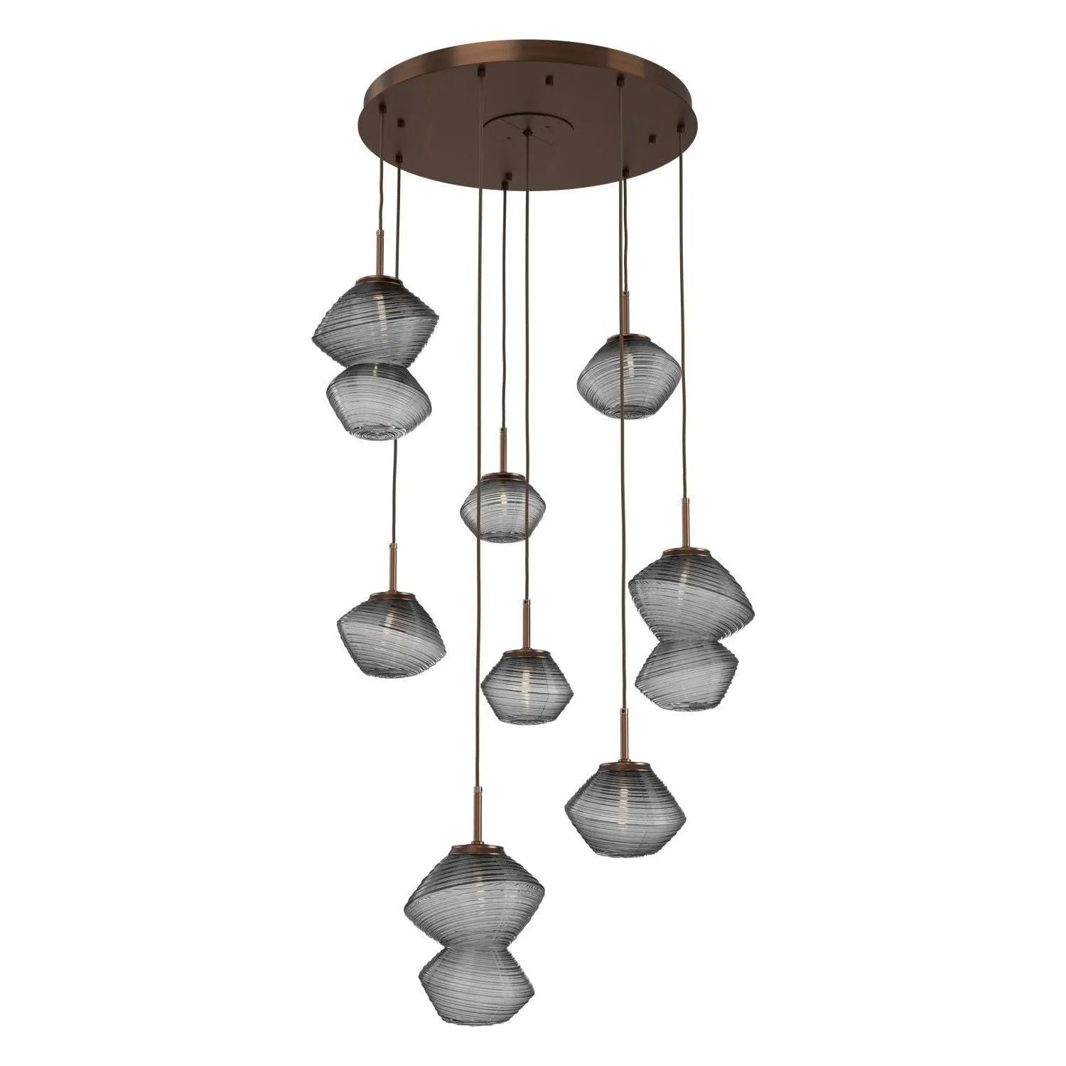 Hammerton Studio - CHB0089-08-RB-S-C01-L3 - LED Chandelier - Mesa - Oil Rubbed Bronze