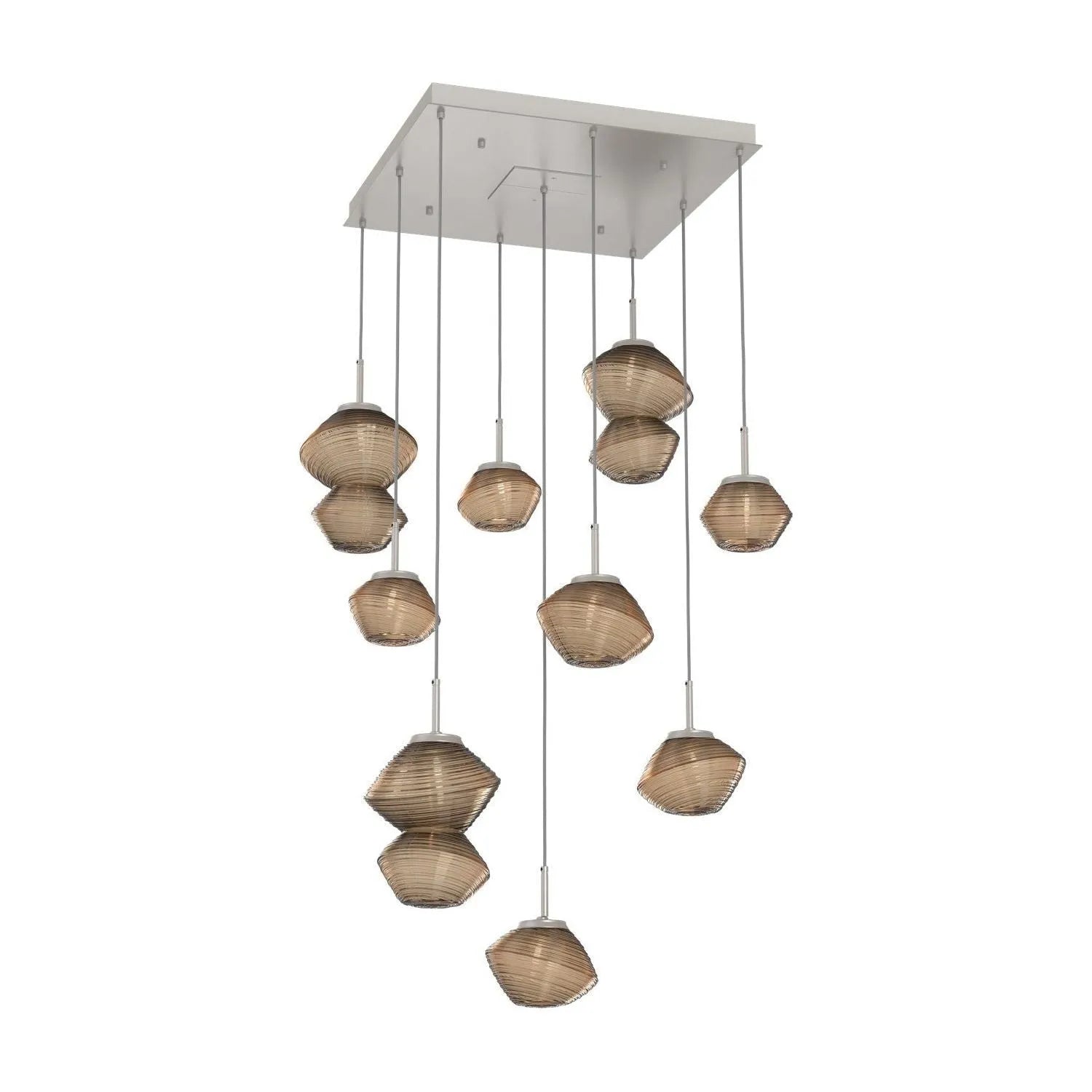 Hammerton Studio - CHB0089-09-BS-B-C01-L1 - LED Chandelier - Mesa - Beige Silver