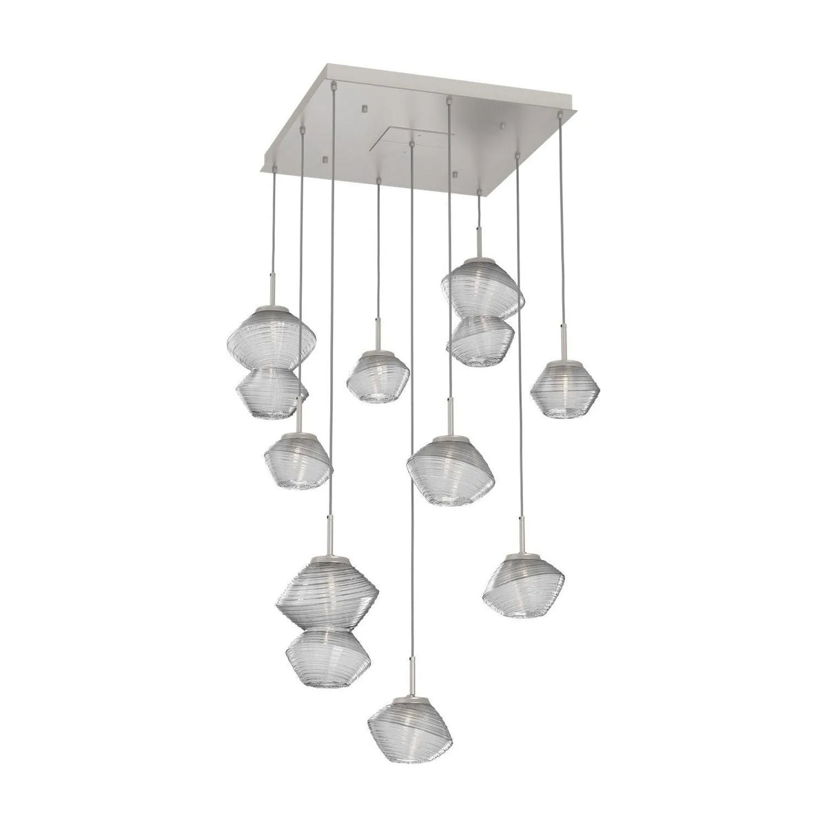 Hammerton Studio - CHB0089-09-BS-C-C01-L3 - LED Chandelier - Mesa - Beige Silver