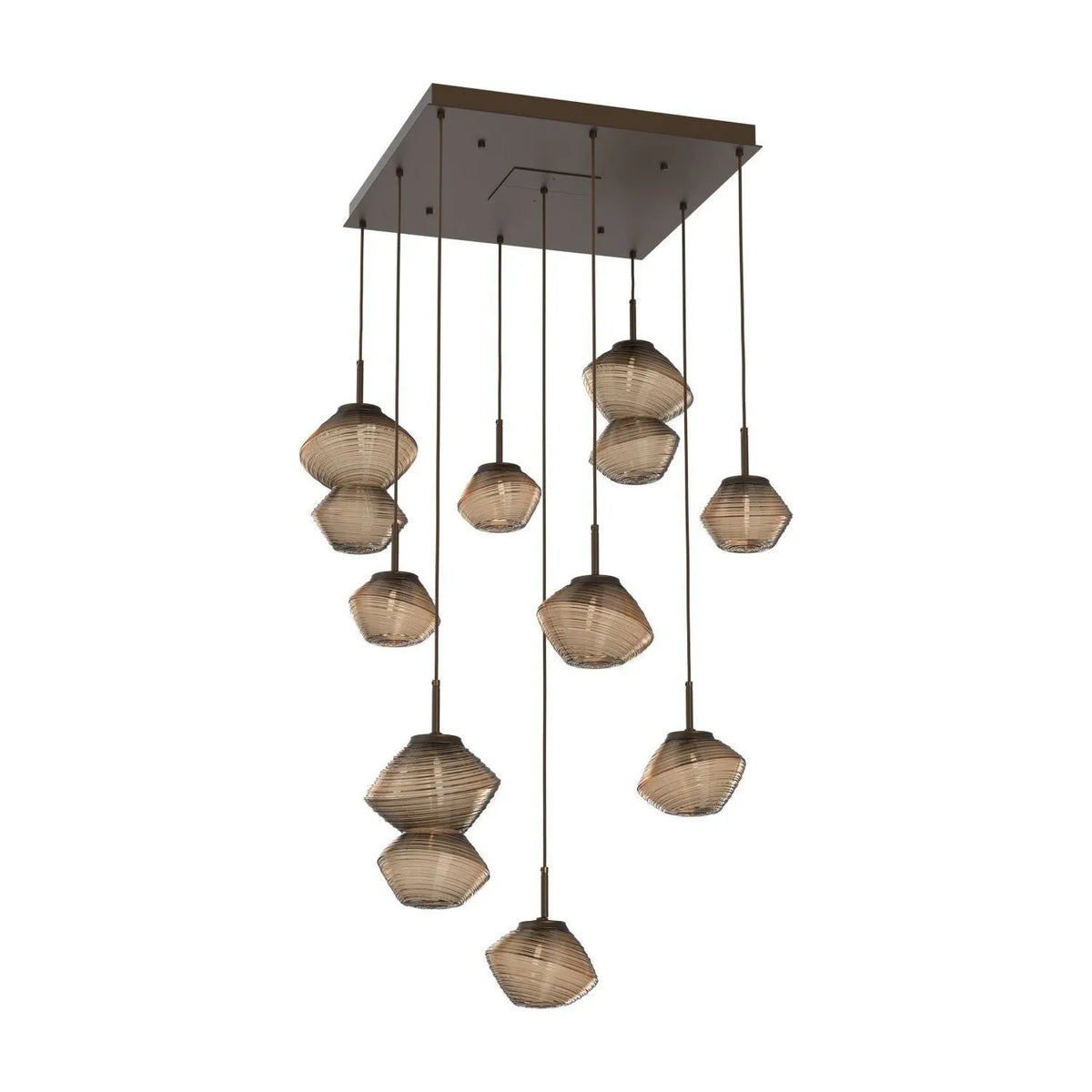 Hammerton Studio - CHB0089-09-FB-B-C01-L1 - LED Chandelier - Mesa - Flat Bronze