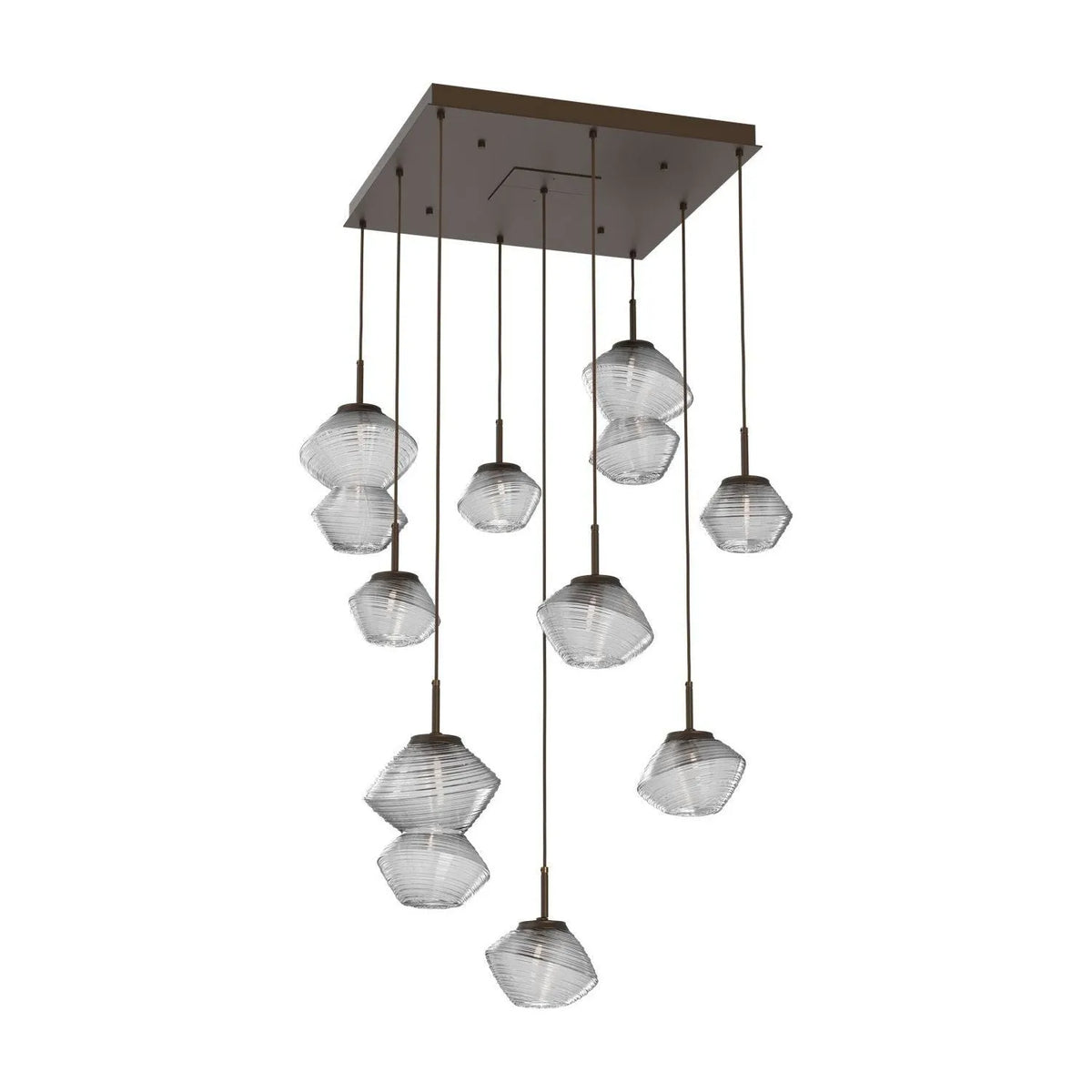 Hammerton Studio - CHB0089-09-FB-C-C01-L3 - LED Chandelier - Mesa - Flat Bronze