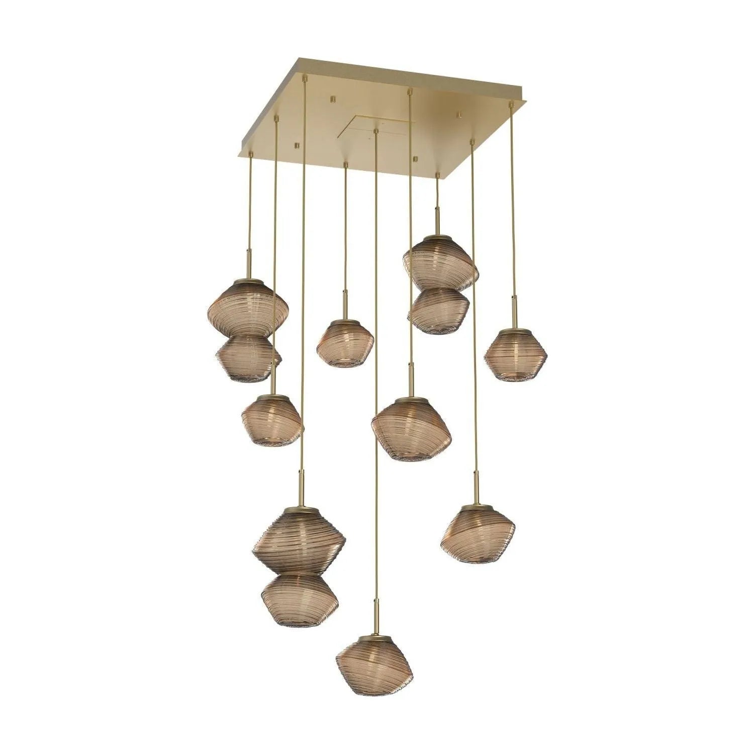 Hammerton Studio - CHB0089-09-GB-B-C01-L3 - LED Chandelier - Mesa - Gilded Brass