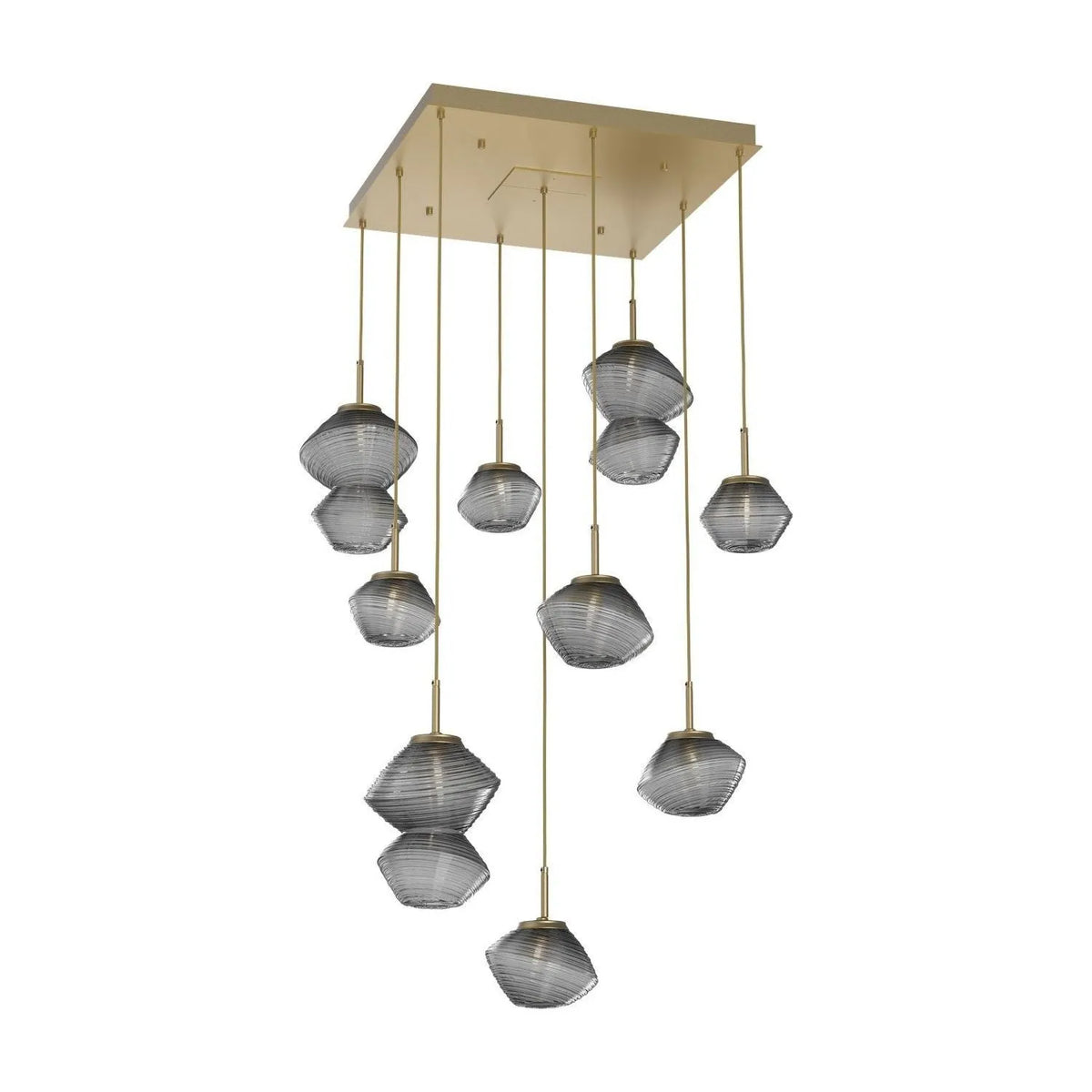 Hammerton Studio - CHB0089-09-GB-S-C01-L3 - LED Chandelier - Mesa - Gilded Brass