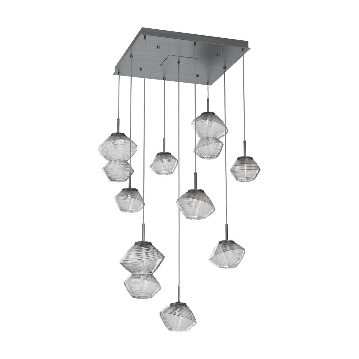 Hammerton Studio - CHB0089-09-GM-C-C01-L1 - LED Chandelier - Mesa - Gunmetal