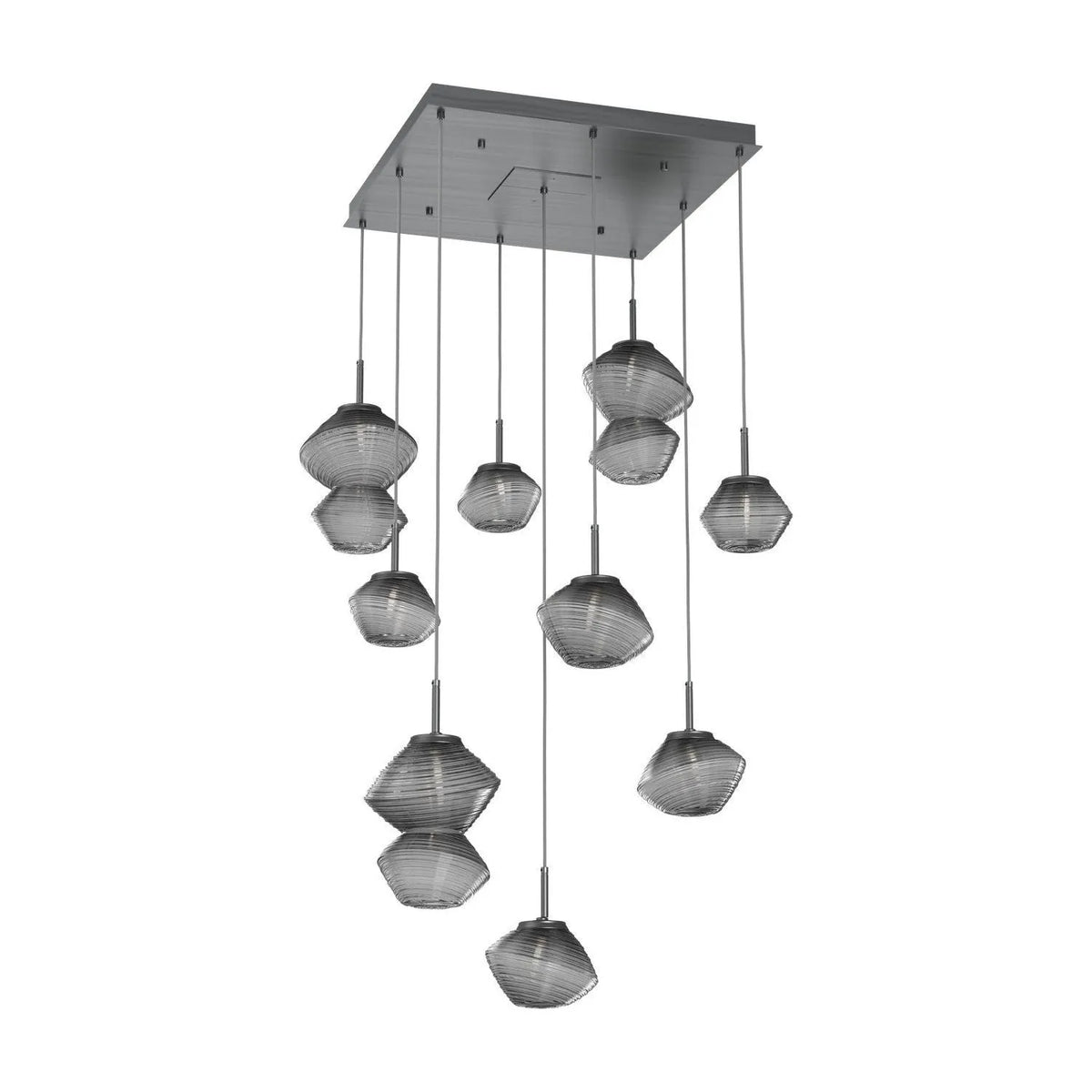 Hammerton Studio - CHB0089-09-GM-S-C01-L3 - LED Chandelier - Mesa - Gunmetal