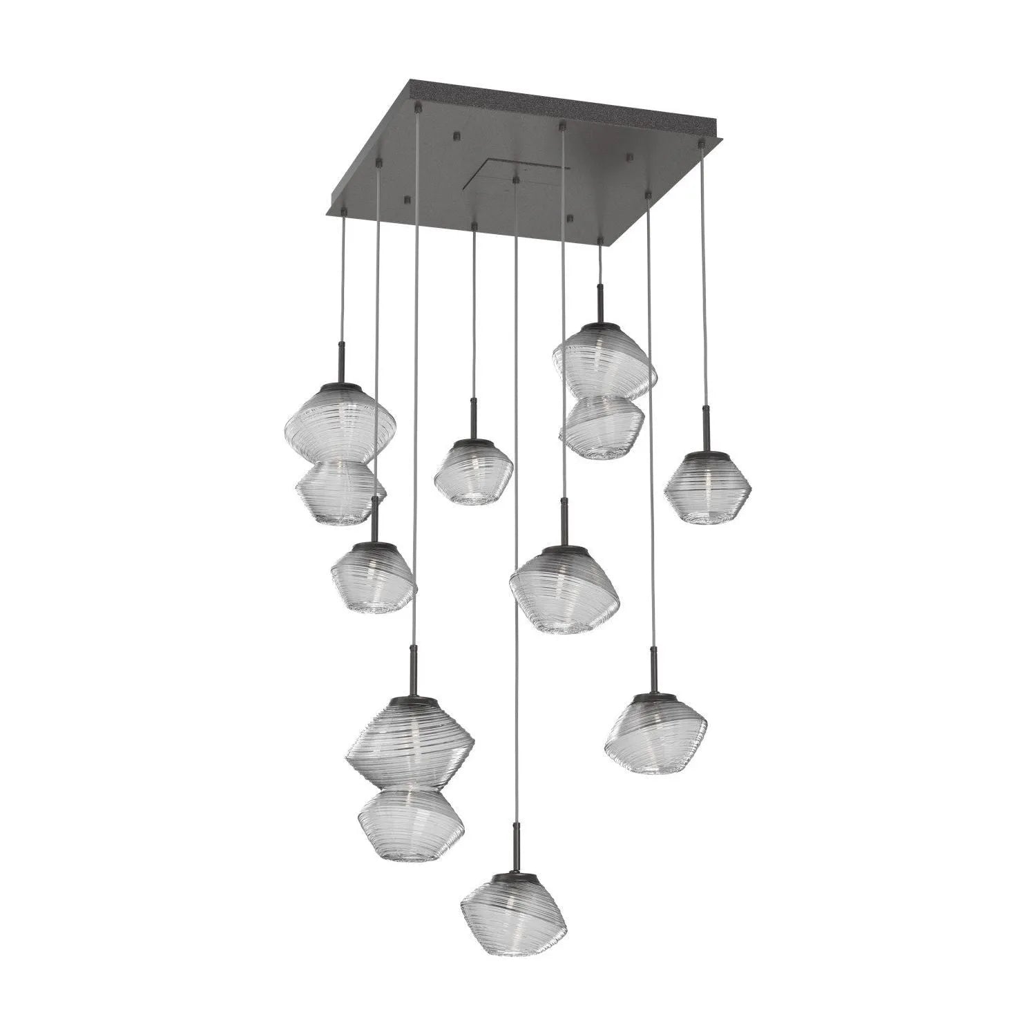 Hammerton Studio - CHB0089-09-GP-C-C01-L1 - LED Chandelier - Mesa - Graphite
