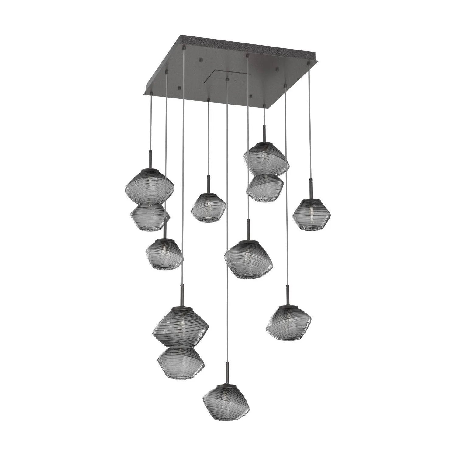 Hammerton Studio - CHB0089-09-GP-S-C01-L1 - LED Chandelier - Mesa - Graphite