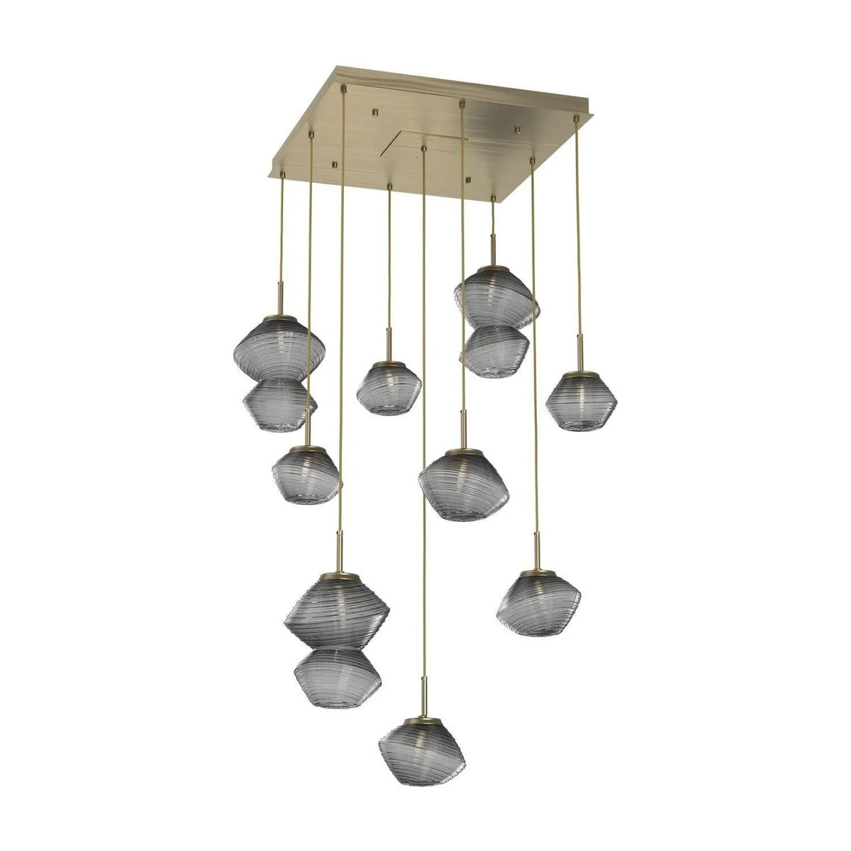 Hammerton Studio - CHB0089-09-HB-S-C01-L1 - LED Chandelier - Mesa - Heritage Brass