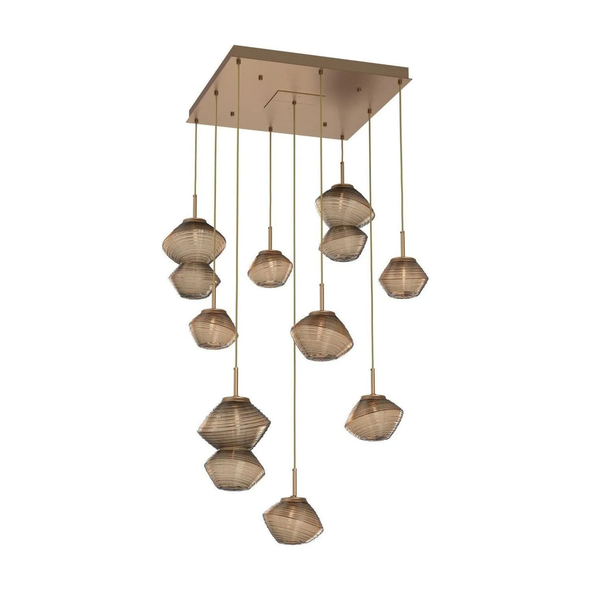 Hammerton Studio - CHB0089-09-NB-B-C01-L3 - LED Chandelier - Mesa - Novel Brass