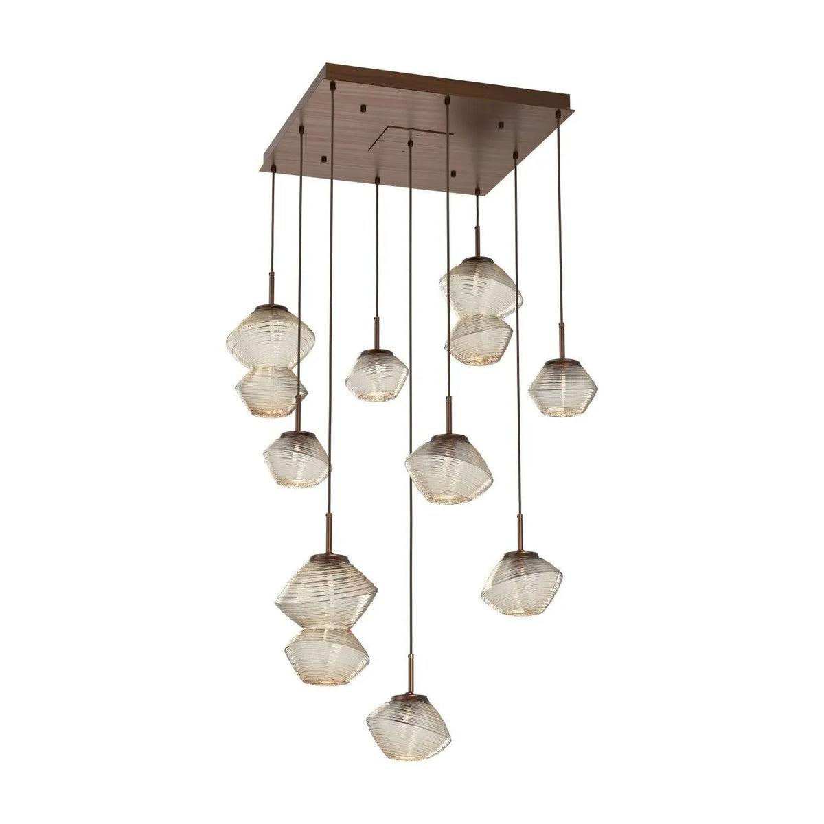 Hammerton Studio - CHB0089-09-RB-A-C01-L3 - LED Chandelier - Mesa - Oil Rubbed Bronze