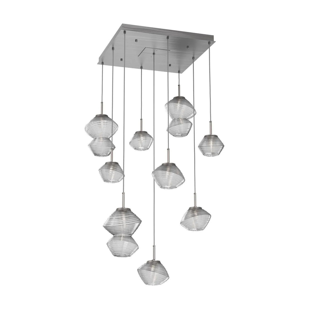 Hammerton Studio - CHB0089-09-SN-C-C01-L1 - LED Chandelier - Mesa - Satin Nickel