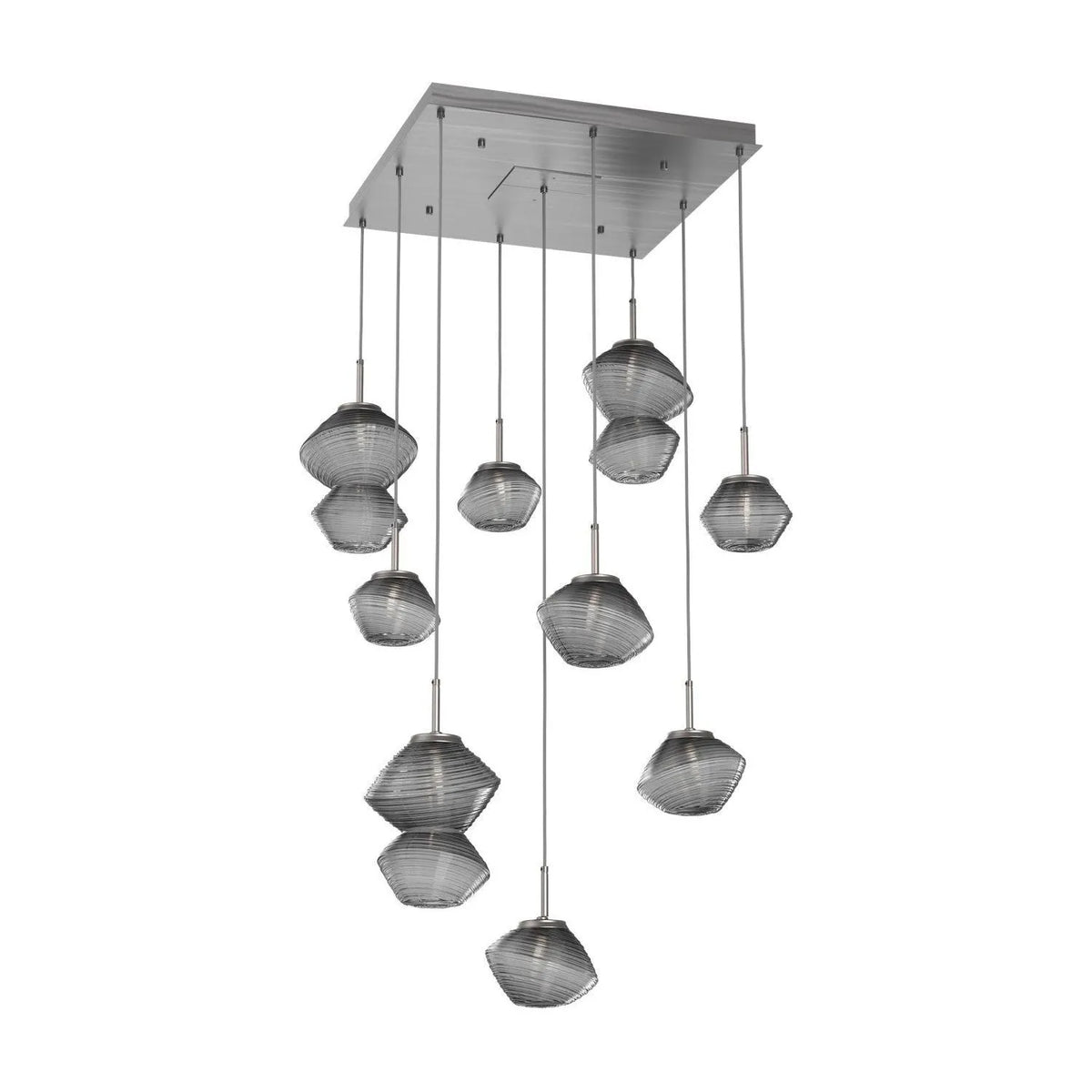 Hammerton Studio - CHB0089-09-SN-S-C01-L1 - LED Chandelier - Mesa - Satin Nickel